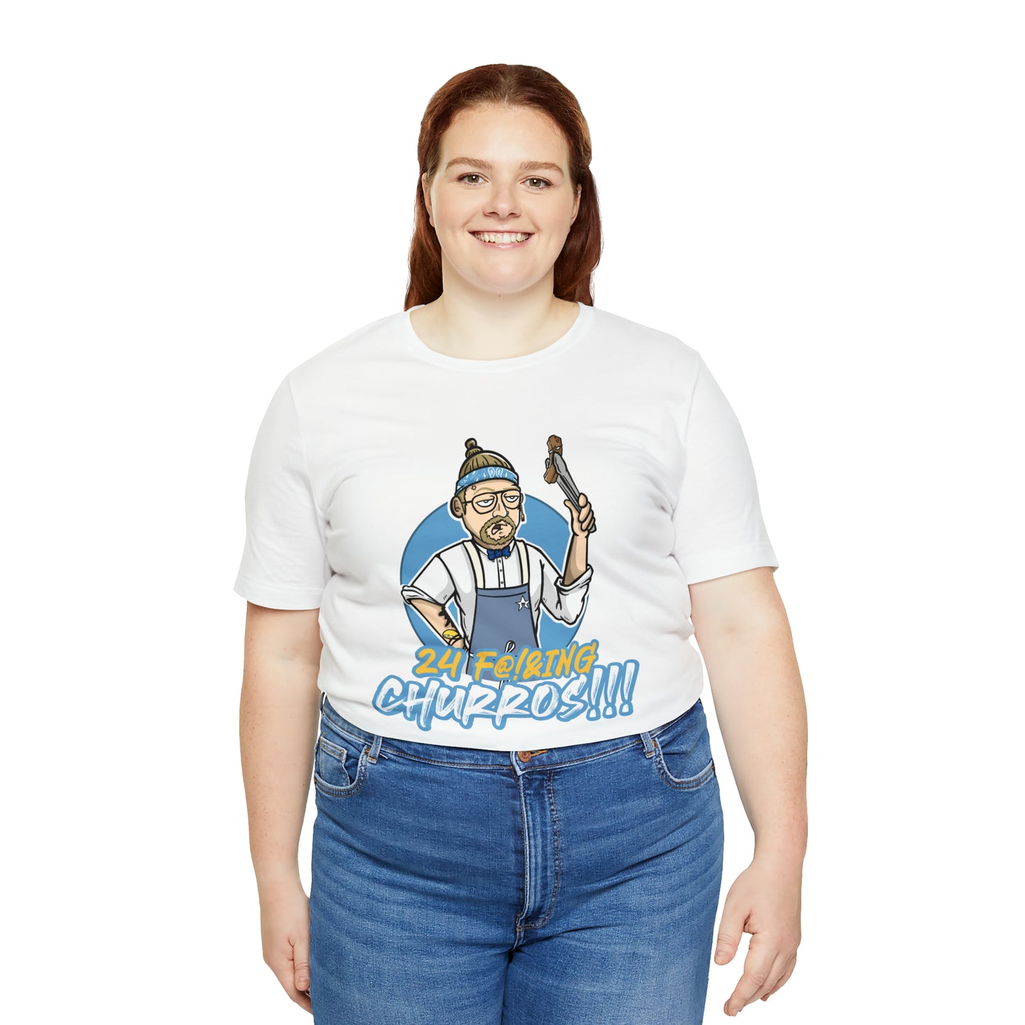 24 Churros Unisex Jersey Short Sleeve Tee