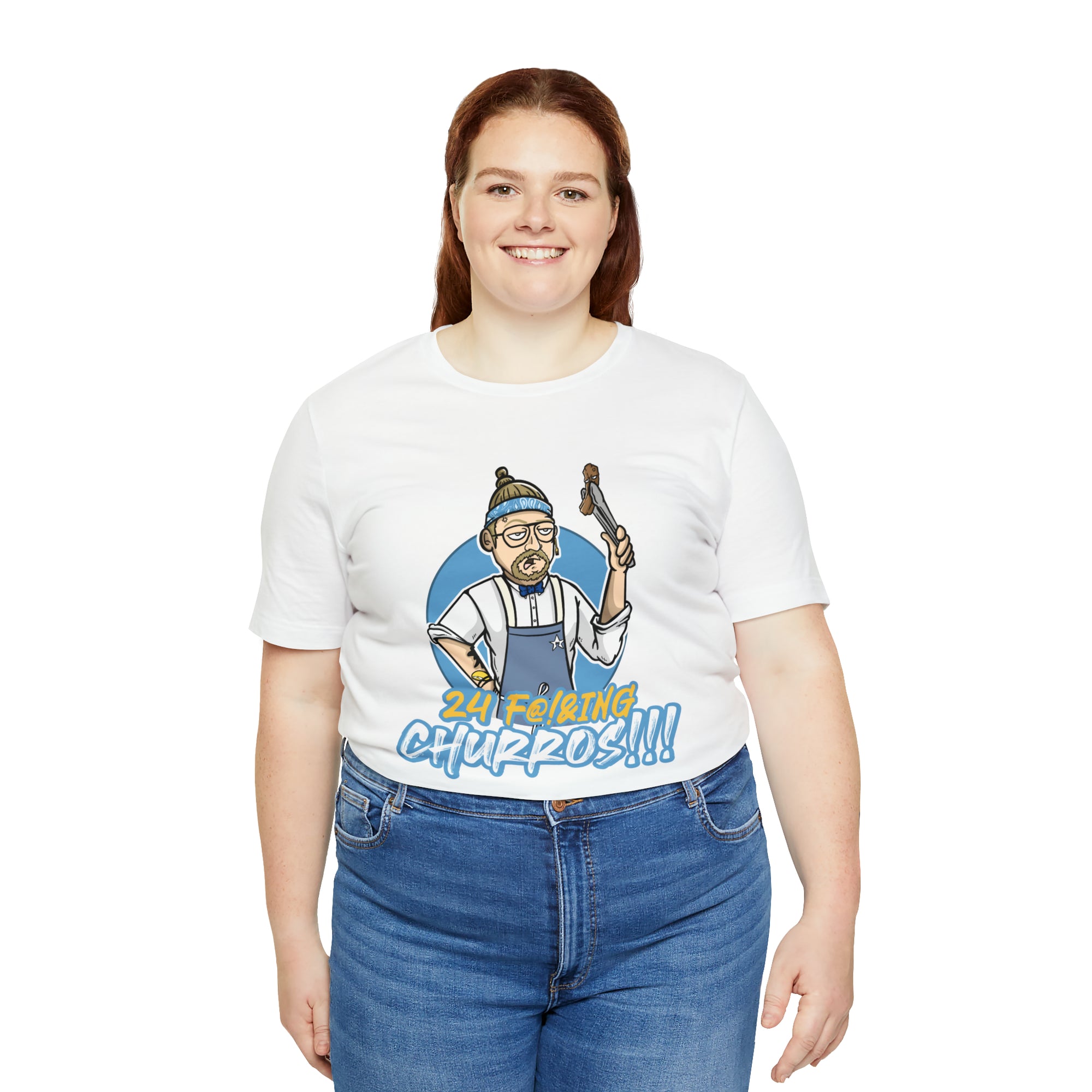 24 Churros Unisex Jersey Short Sleeve Tee