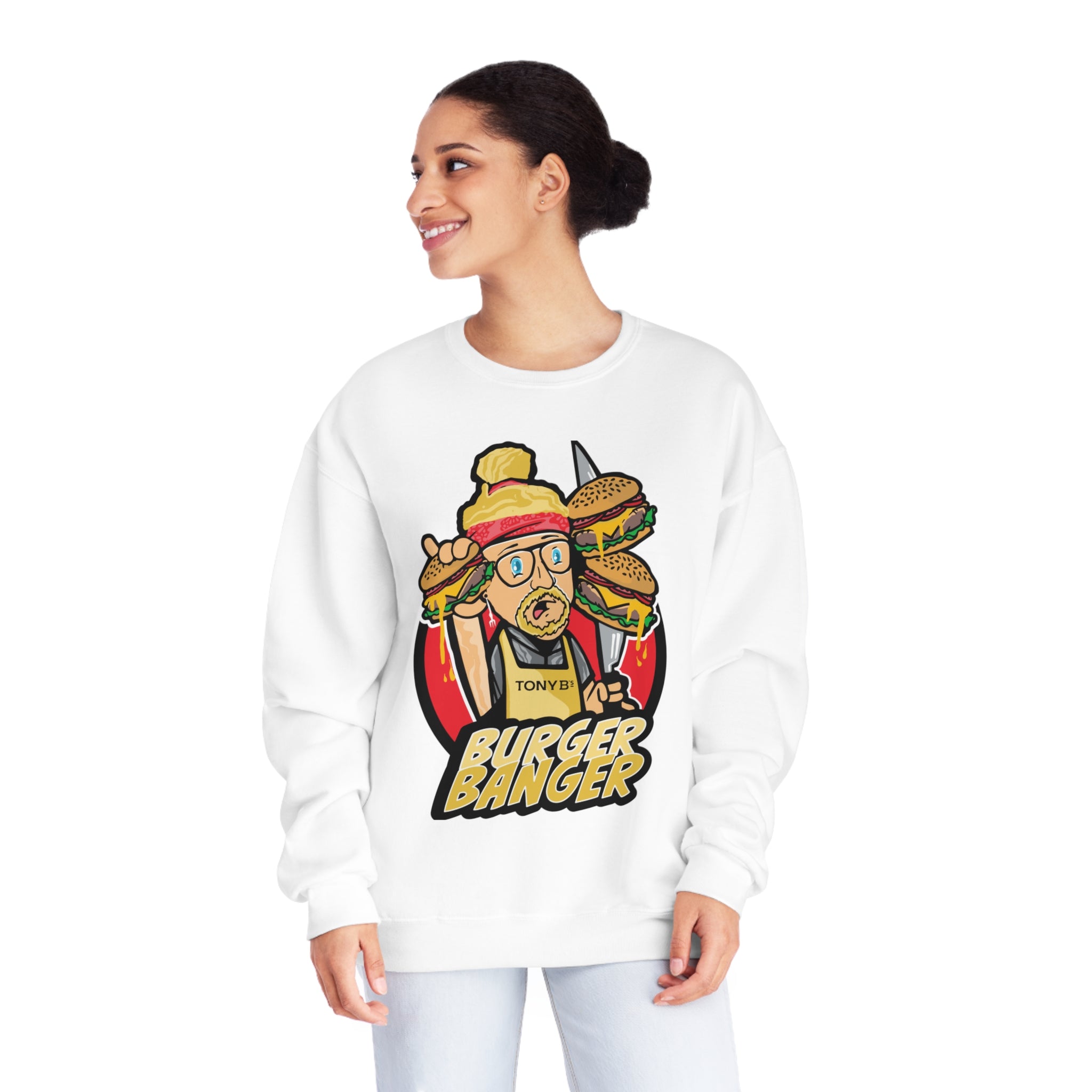 Burger Banger Unisex NuBlend® Crewneck Sweatshirt