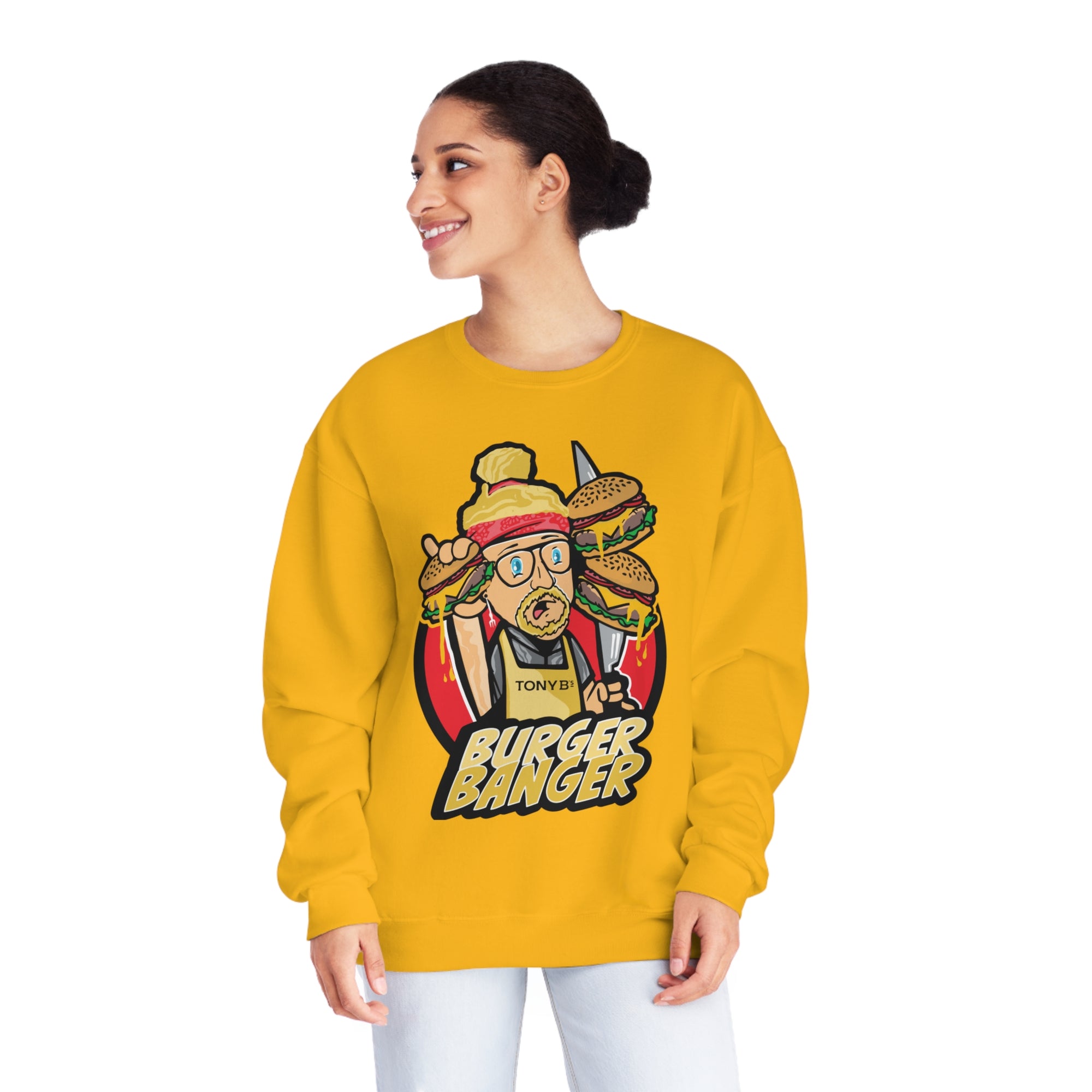 Burger Banger Unisex NuBlend® Crewneck Sweatshirt