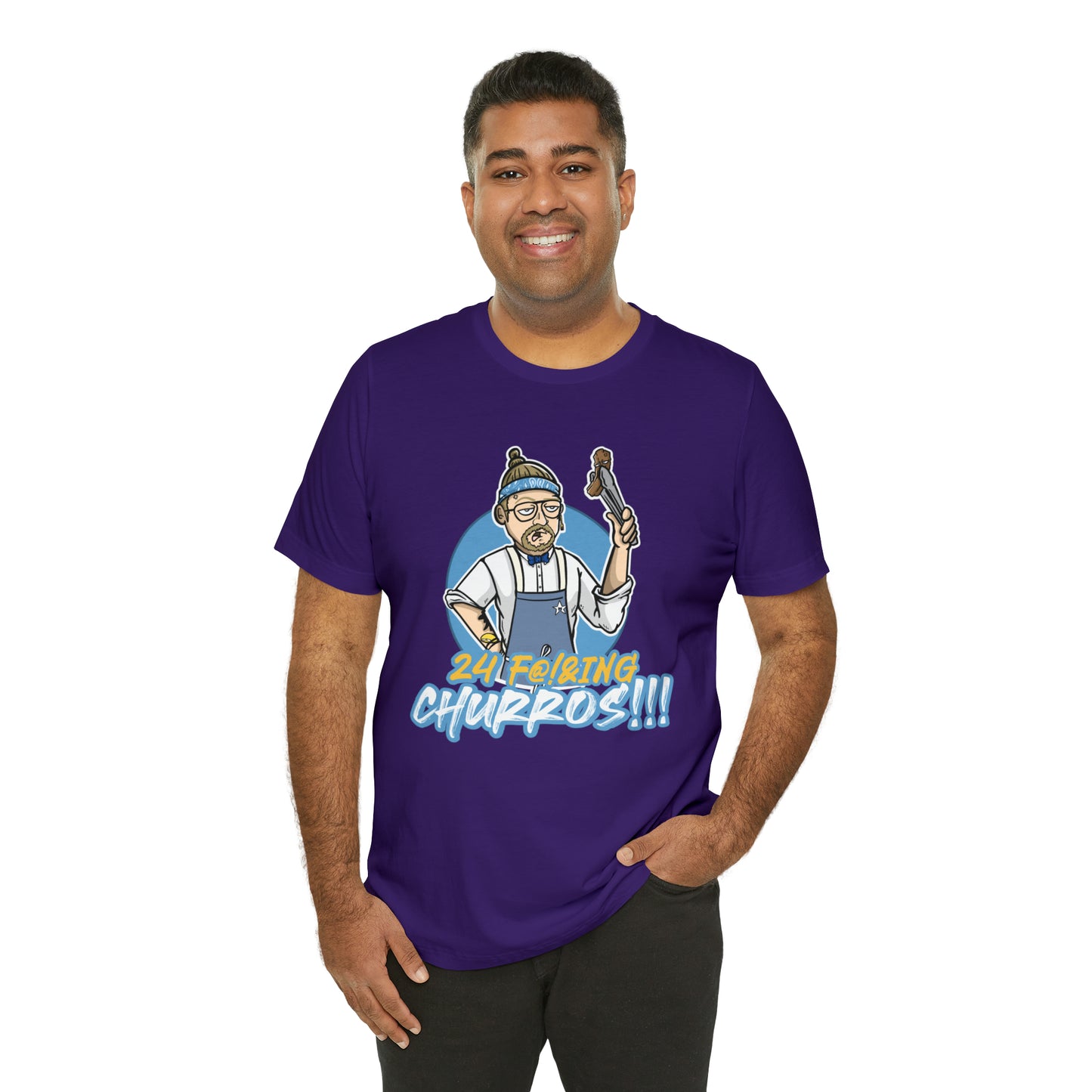 24 Churros Unisex Jersey Short Sleeve Tee
