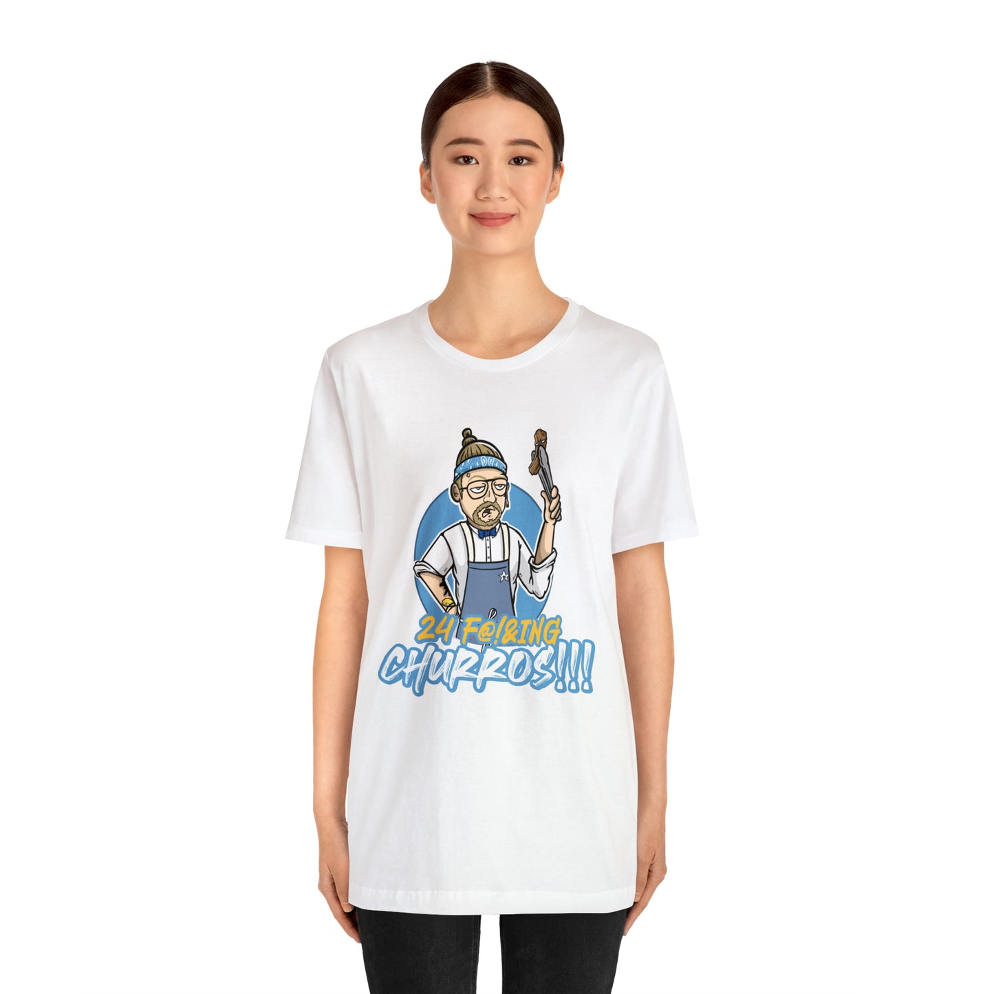 24 Churros Unisex Jersey Short Sleeve Tee