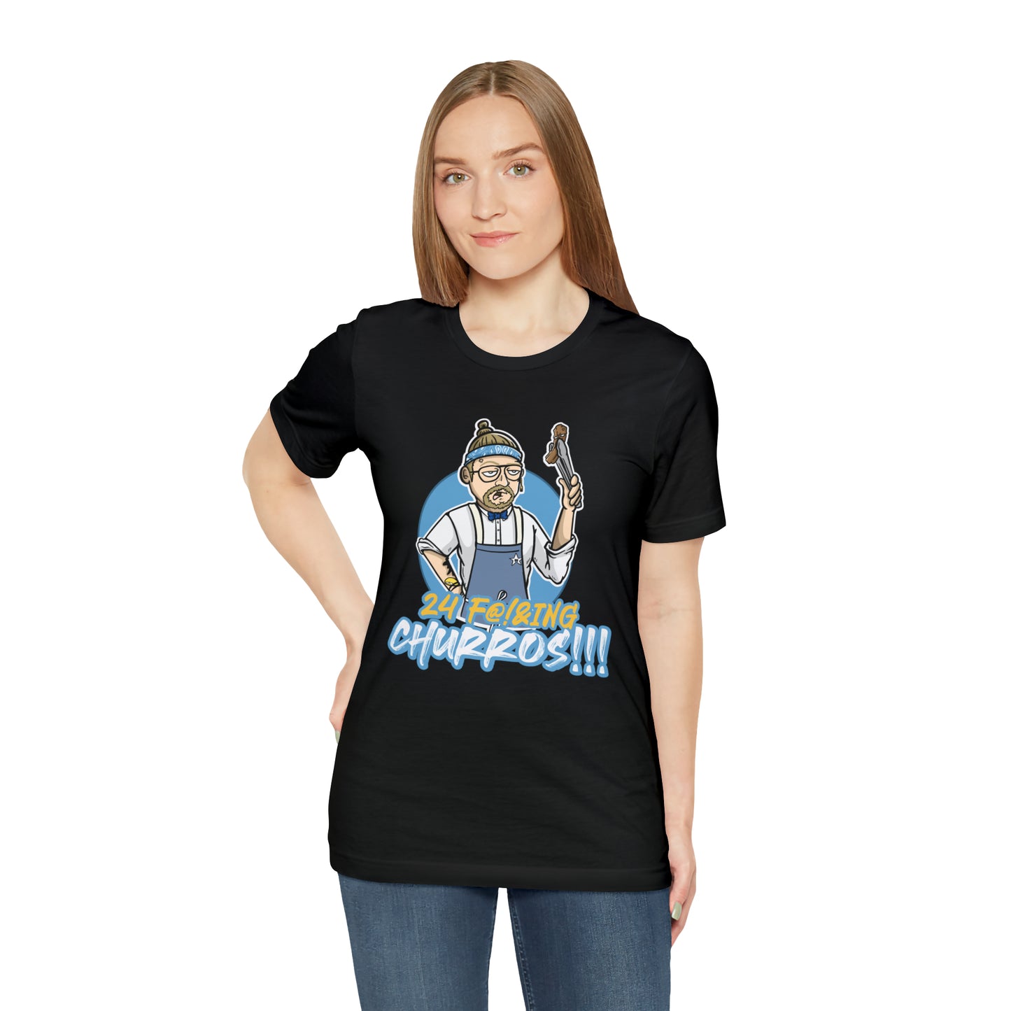 24 Churros Unisex Jersey Short Sleeve Tee