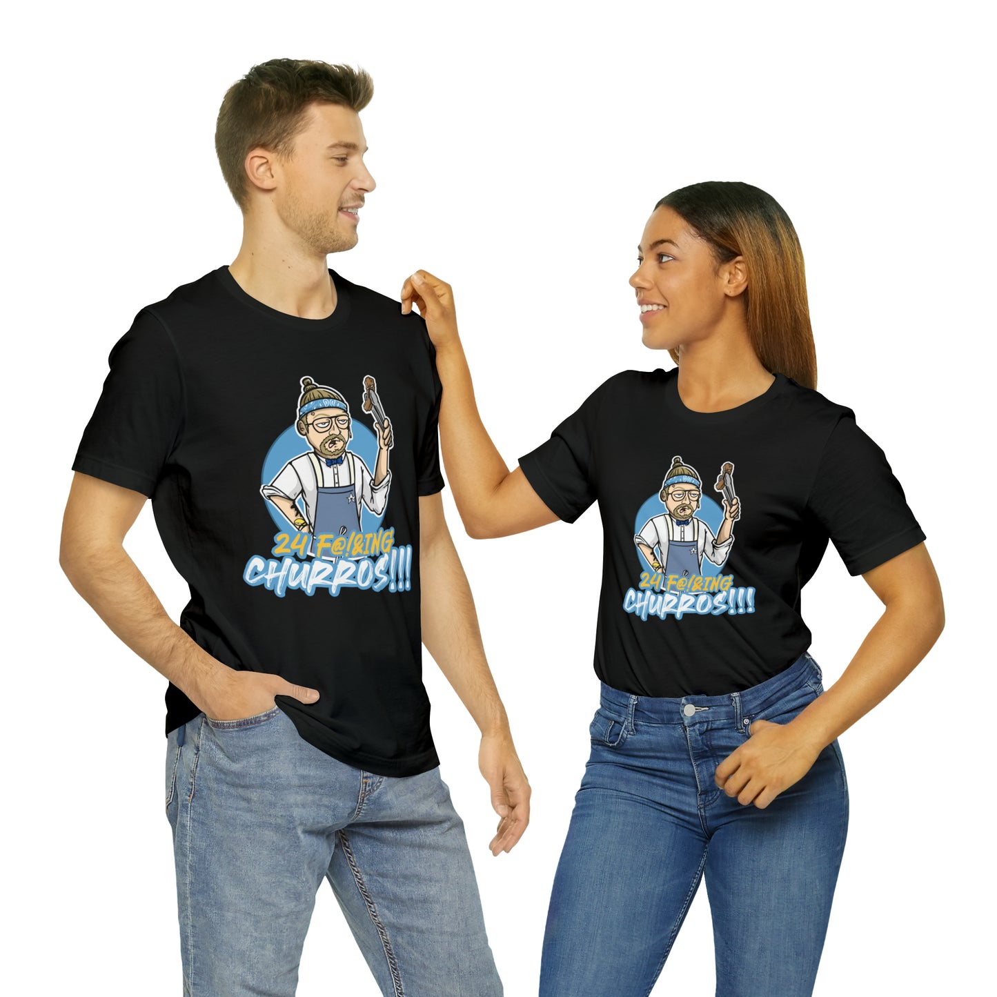 24 Churros Unisex Jersey Short Sleeve Tee