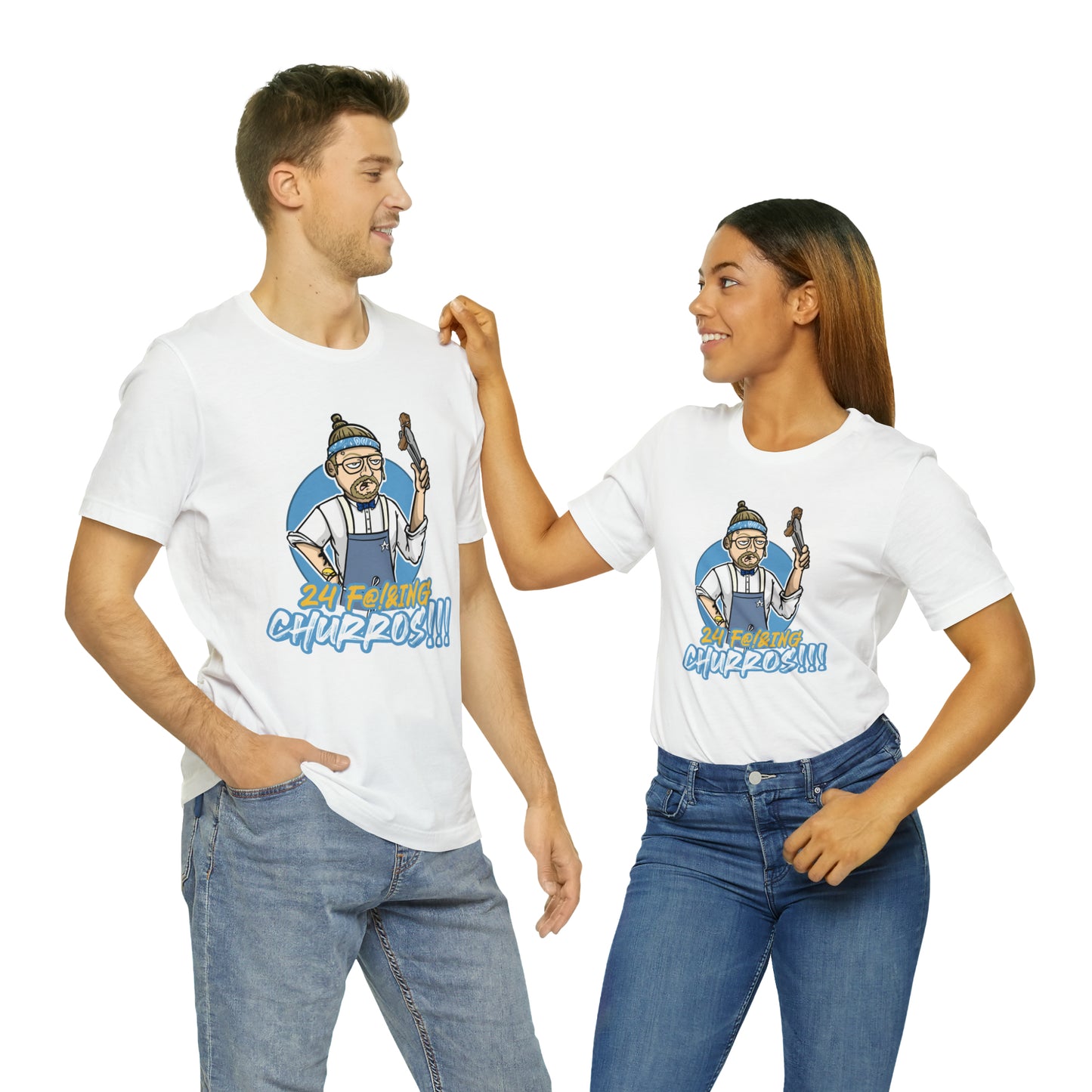 24 Churros Unisex Jersey Short Sleeve Tee