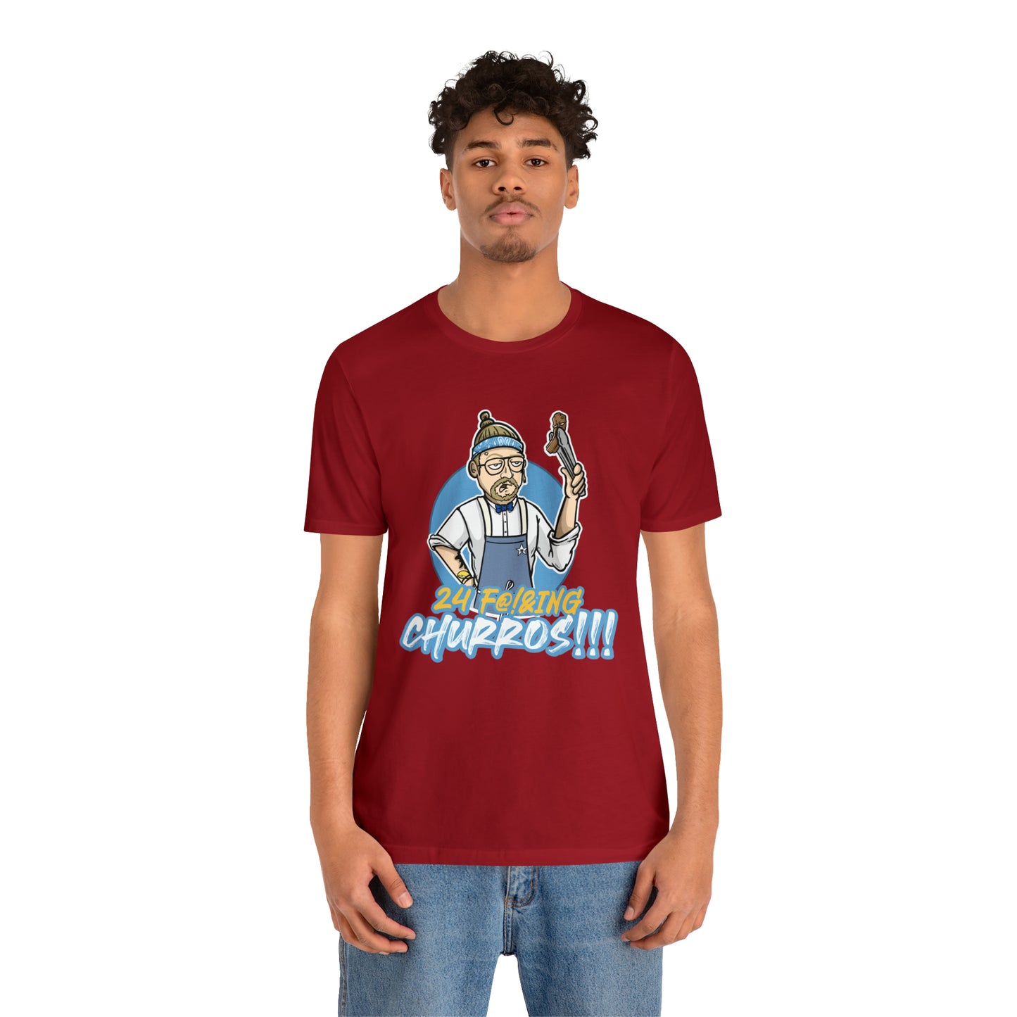 24 Churros Unisex Jersey Short Sleeve Tee