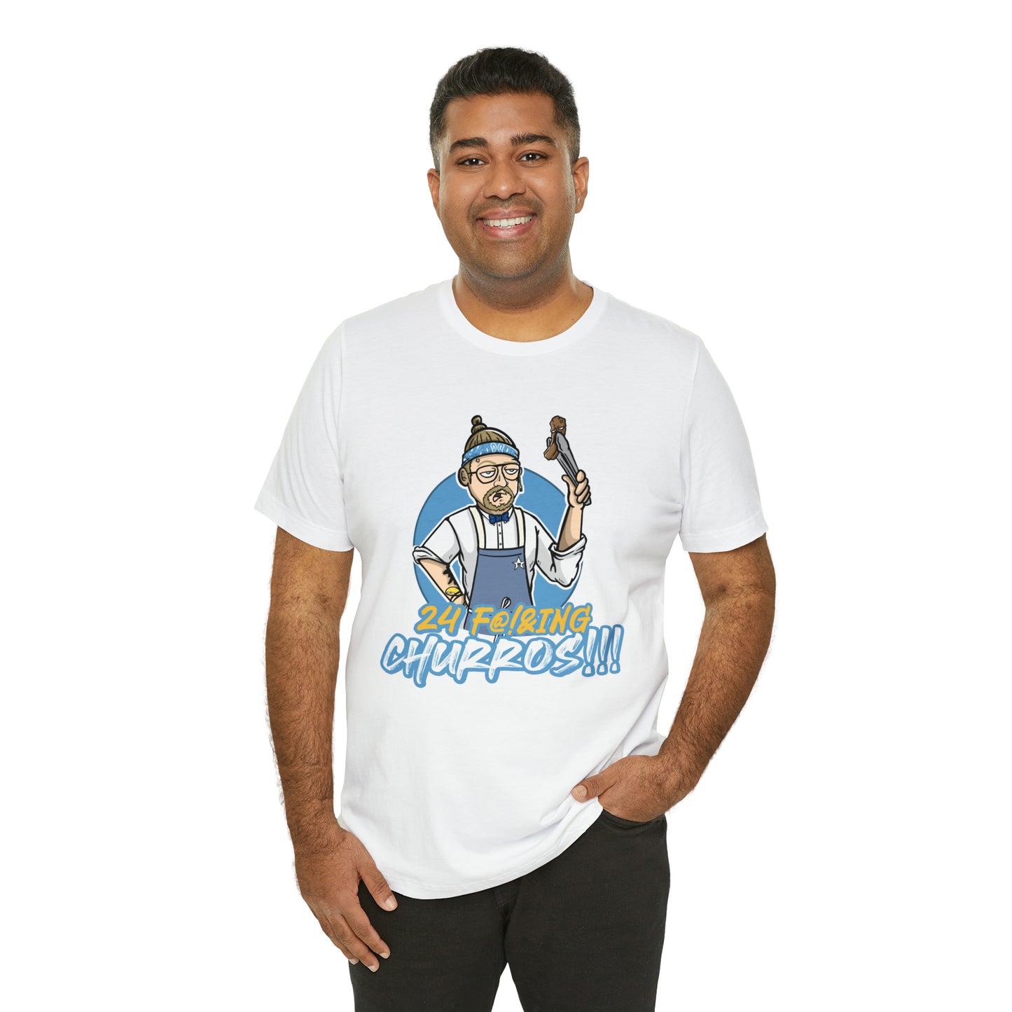 24 Churros Unisex Jersey Short Sleeve Tee