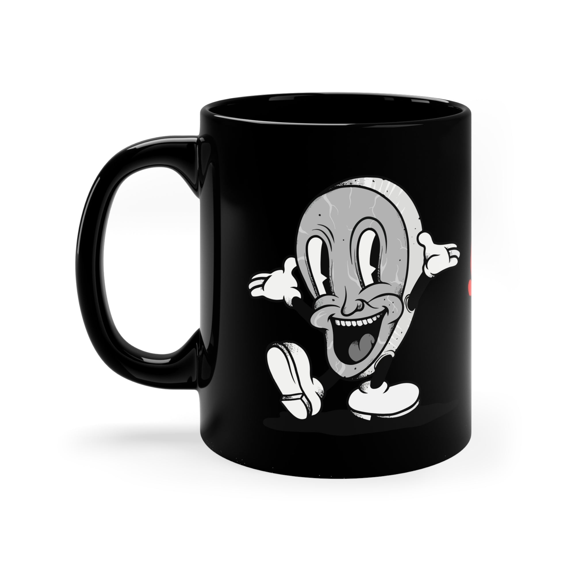 Mr Steak 11oz Black Mug
