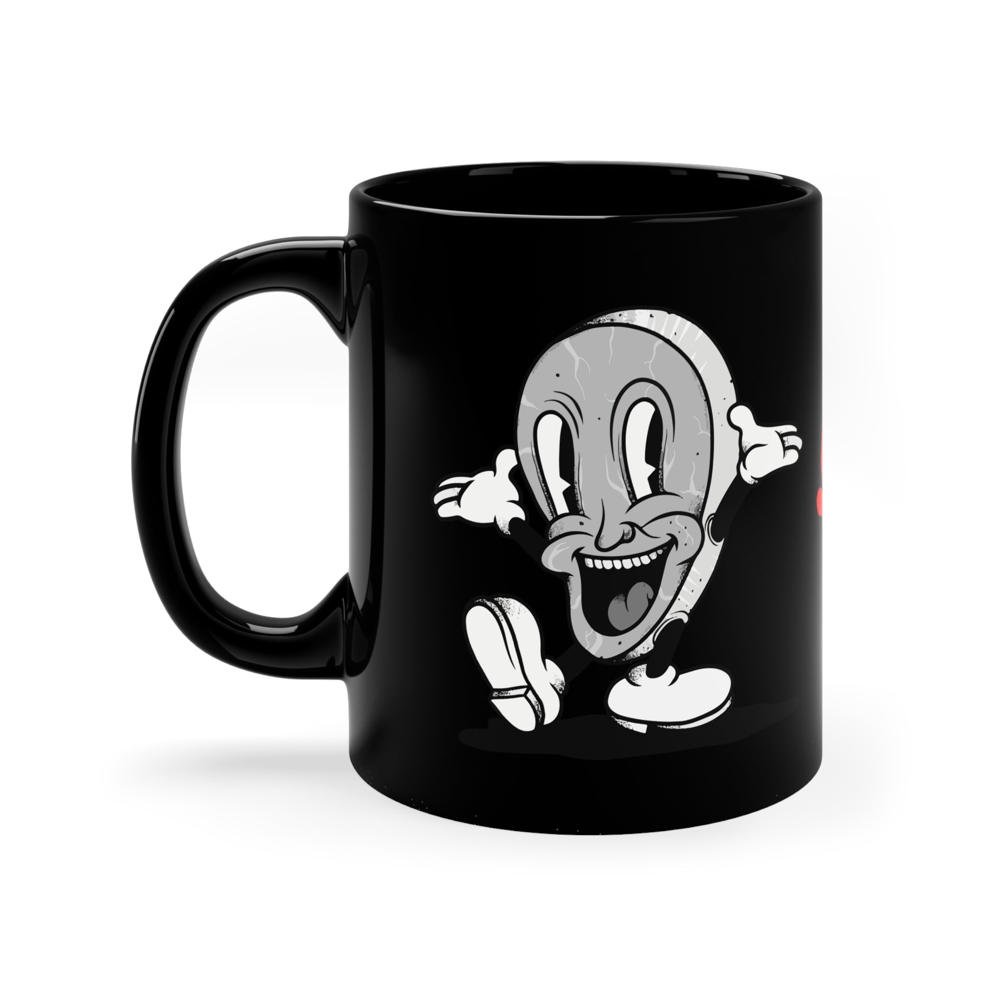 Mr Steak 11oz Black Mug