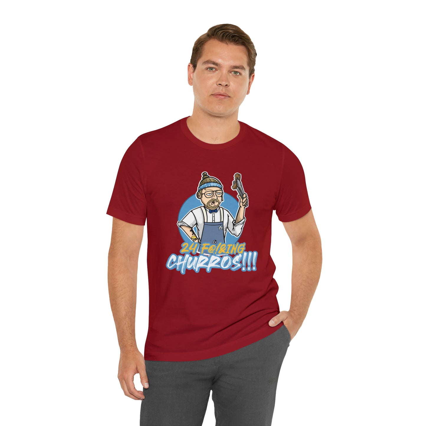 24 Churros Unisex Jersey Short Sleeve Tee