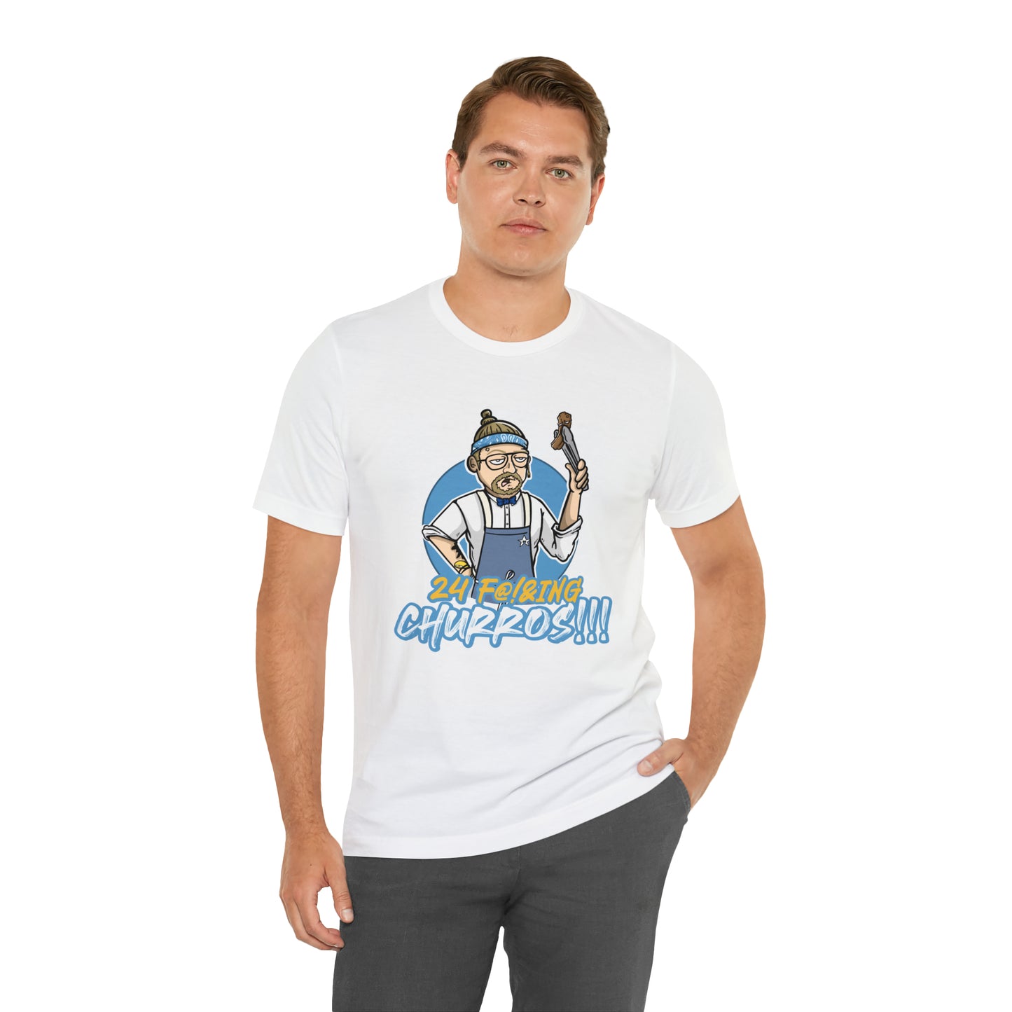 24 Churros Unisex Jersey Short Sleeve Tee