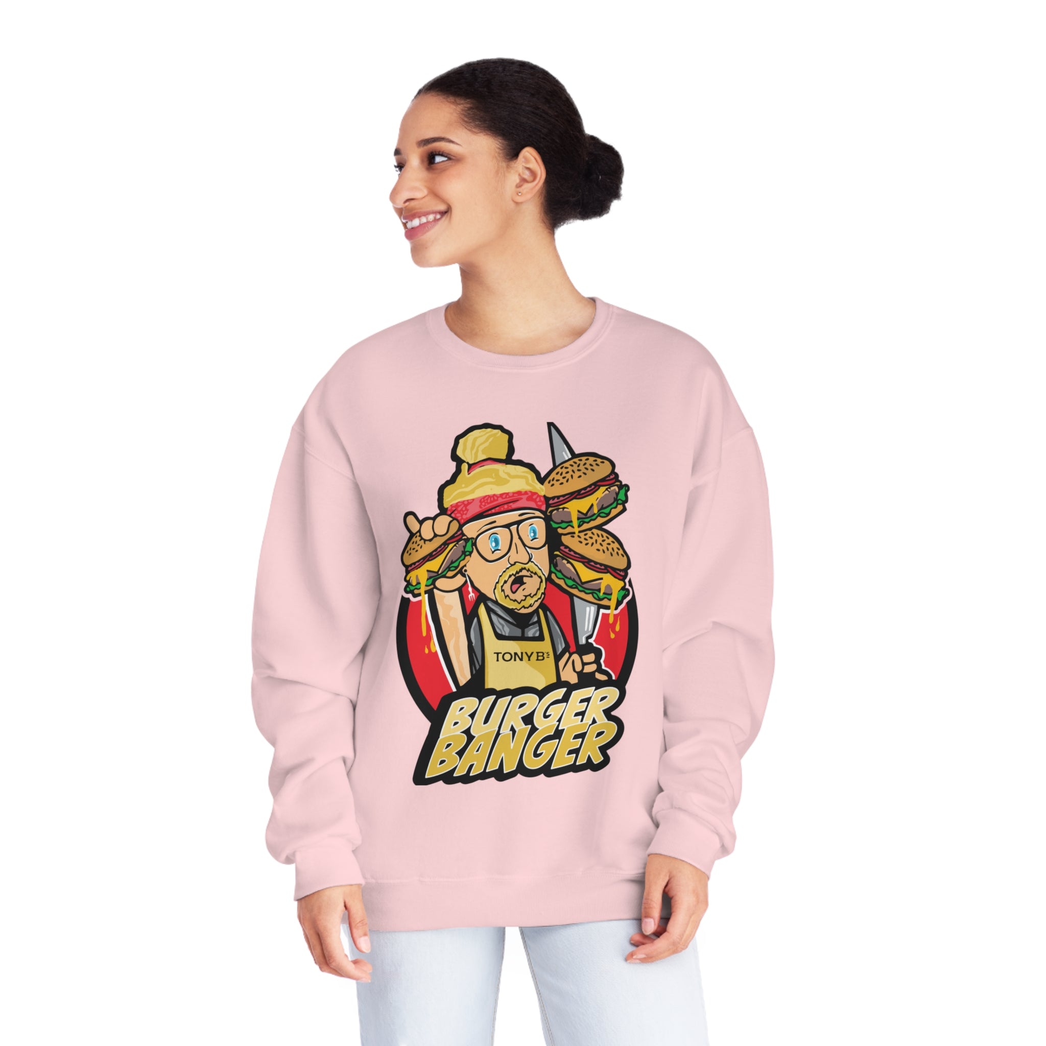 Burger Banger Unisex NuBlend® Crewneck Sweatshirt