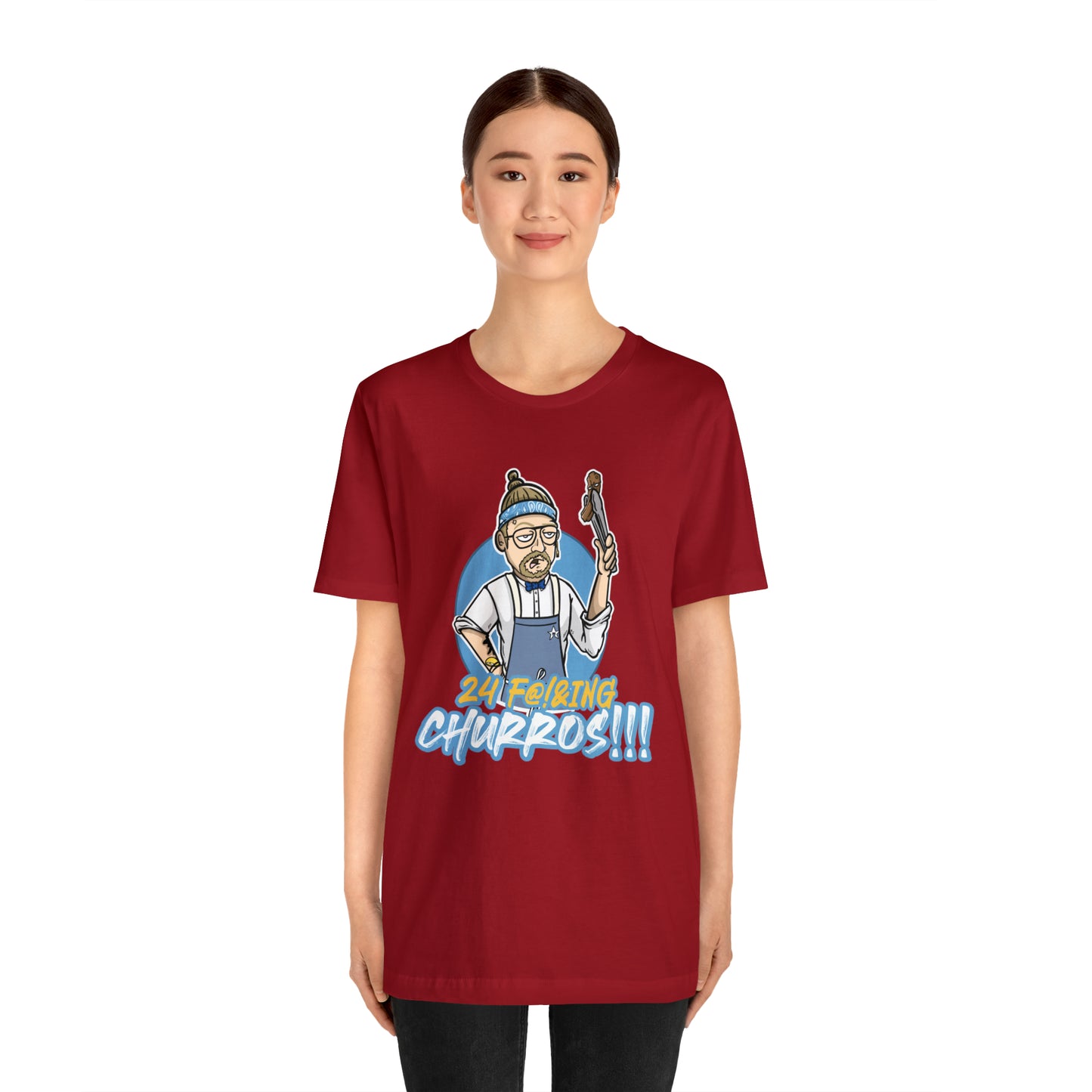 24 Churros Unisex Jersey Short Sleeve Tee