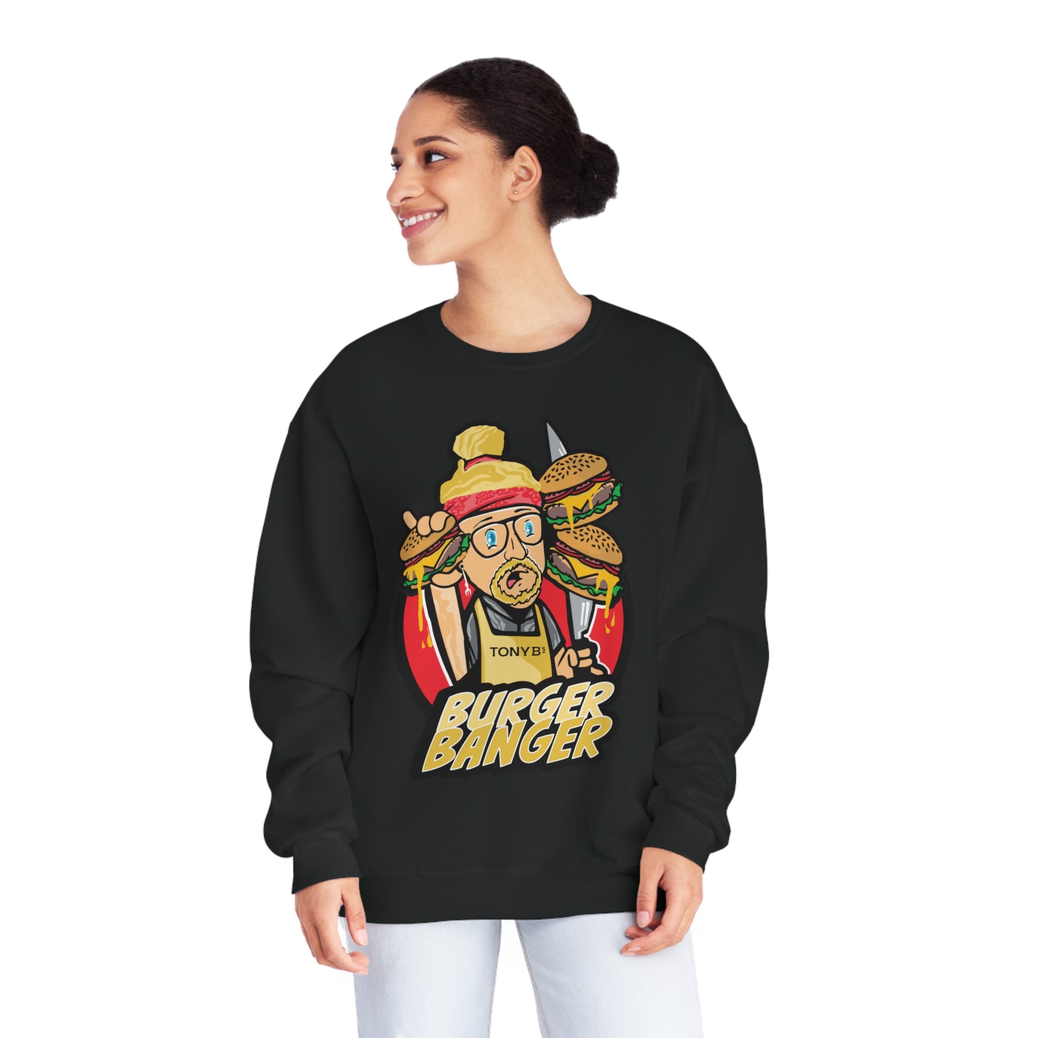 Burger Banger Unisex NuBlend® Crewneck Sweatshirt