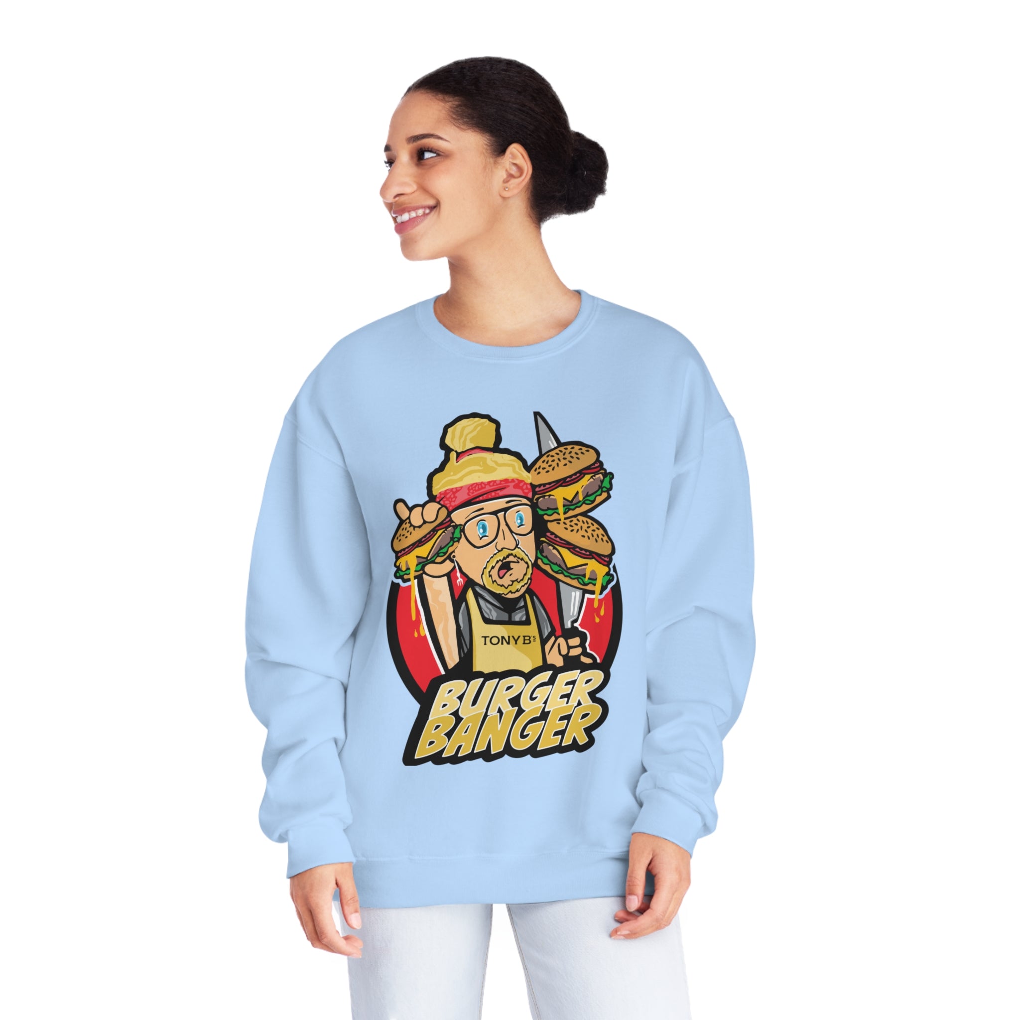 Burger Banger Unisex NuBlend® Crewneck Sweatshirt