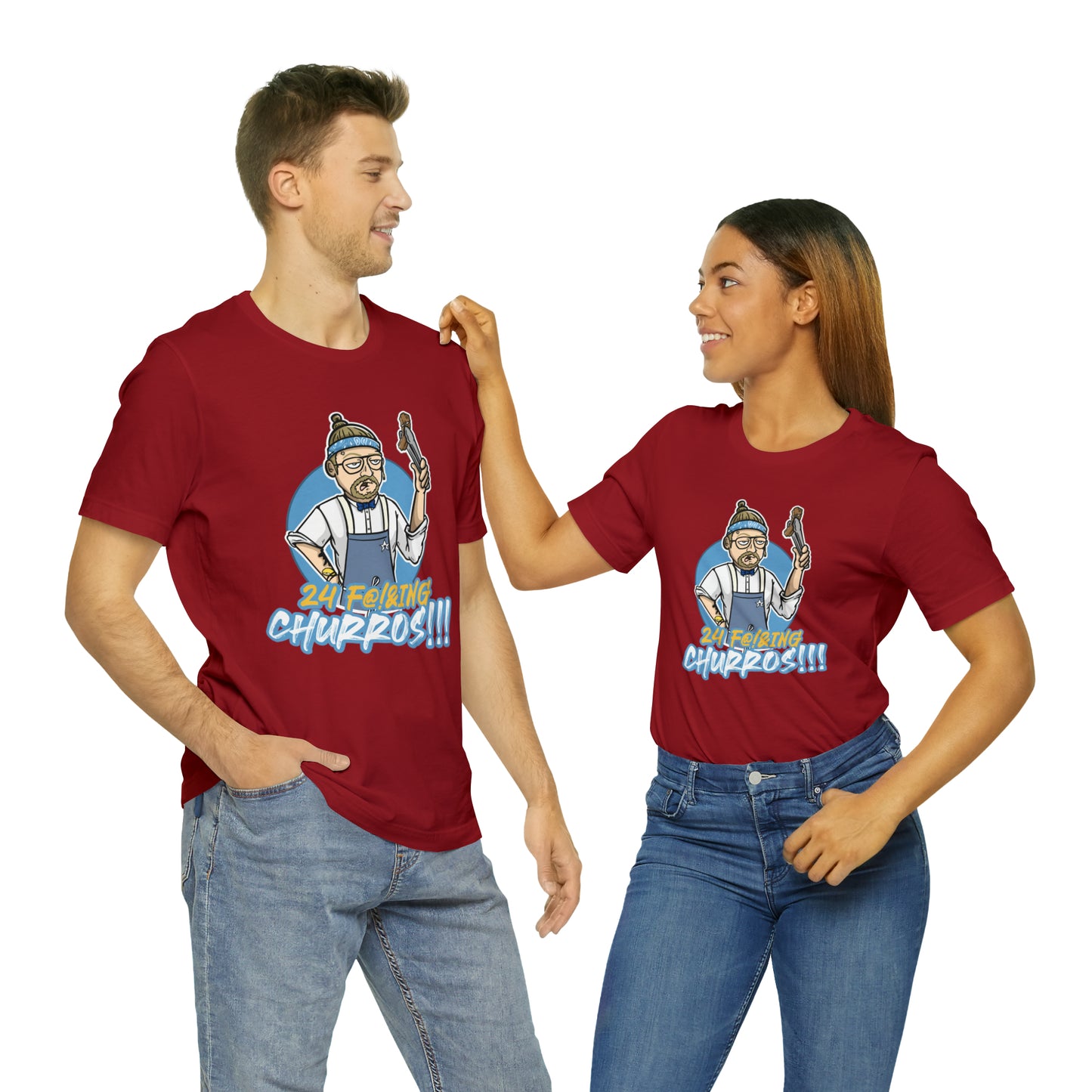 24 Churros Unisex Jersey Short Sleeve Tee