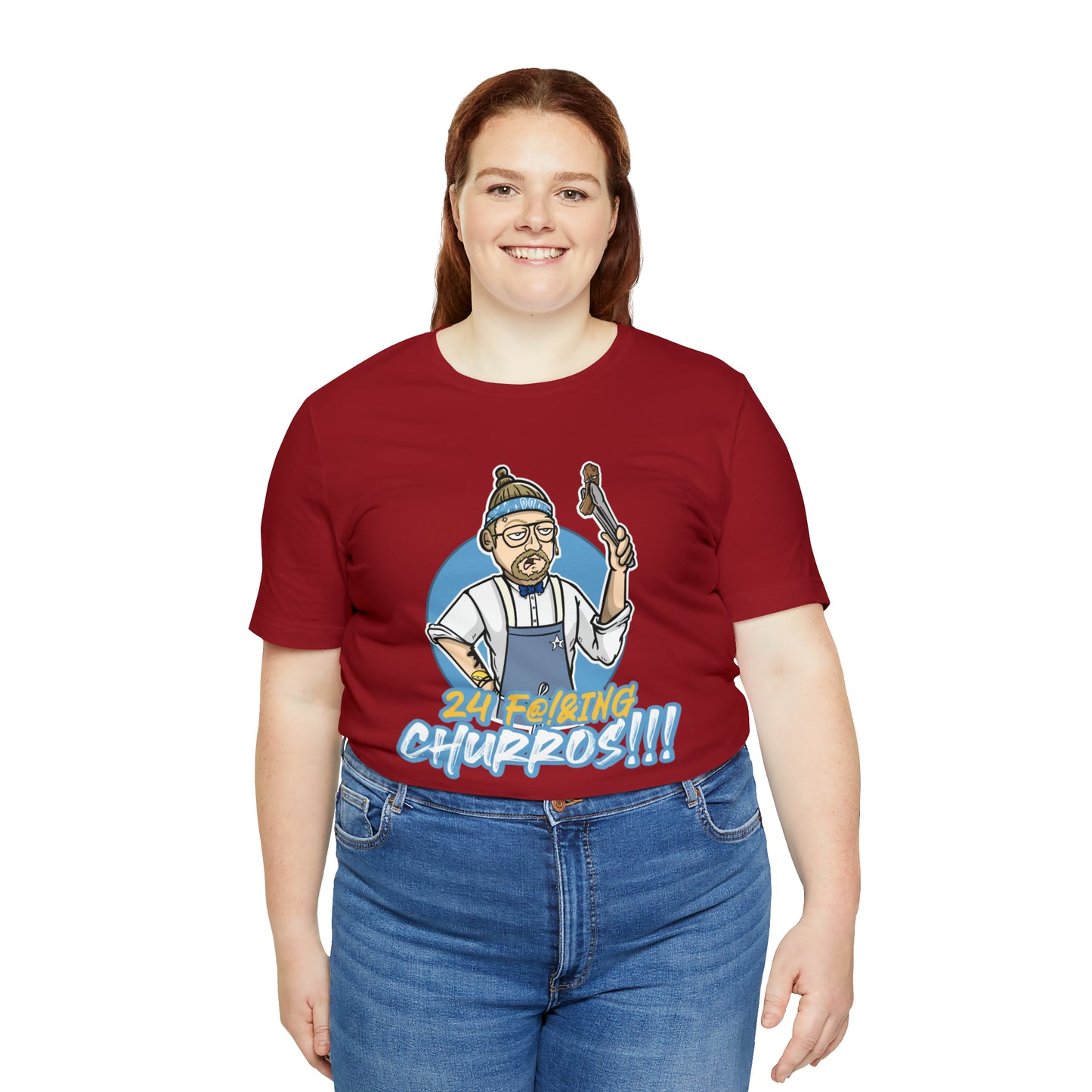 24 Churros Unisex Jersey Short Sleeve Tee