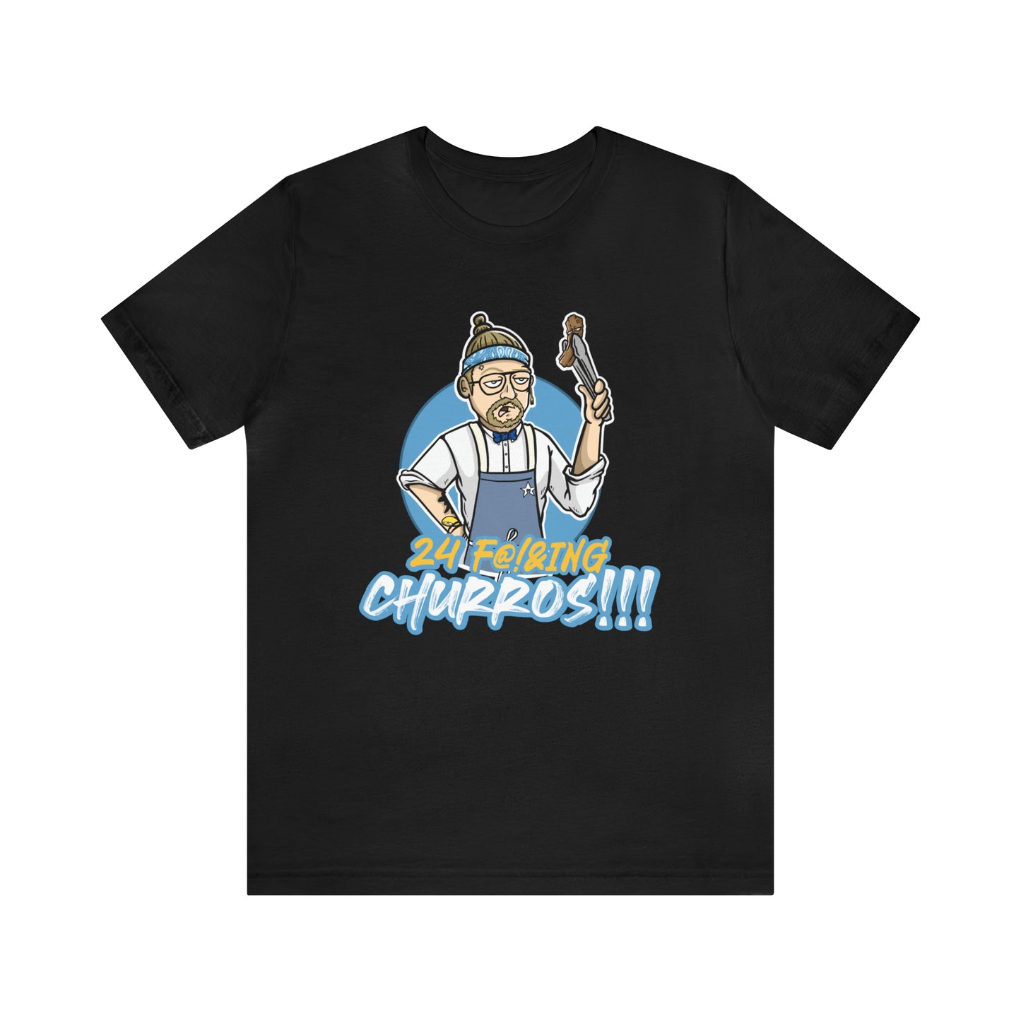 24 Churros Unisex Jersey Short Sleeve Tee
