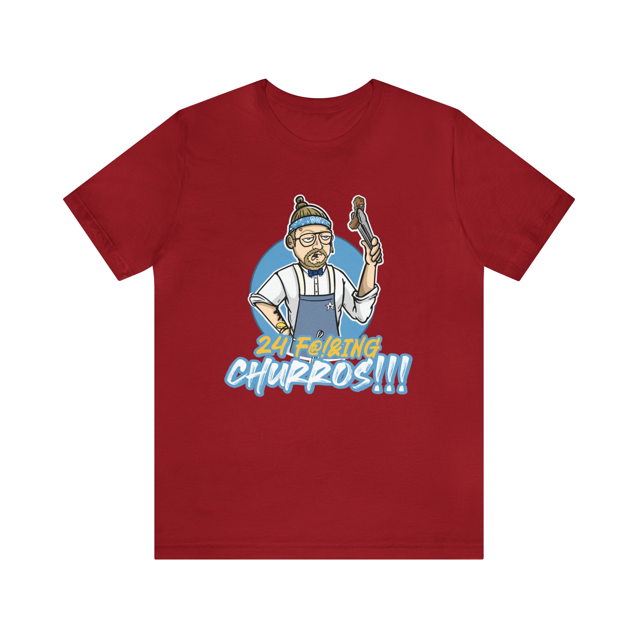 24 Churros Unisex Jersey Short Sleeve Tee