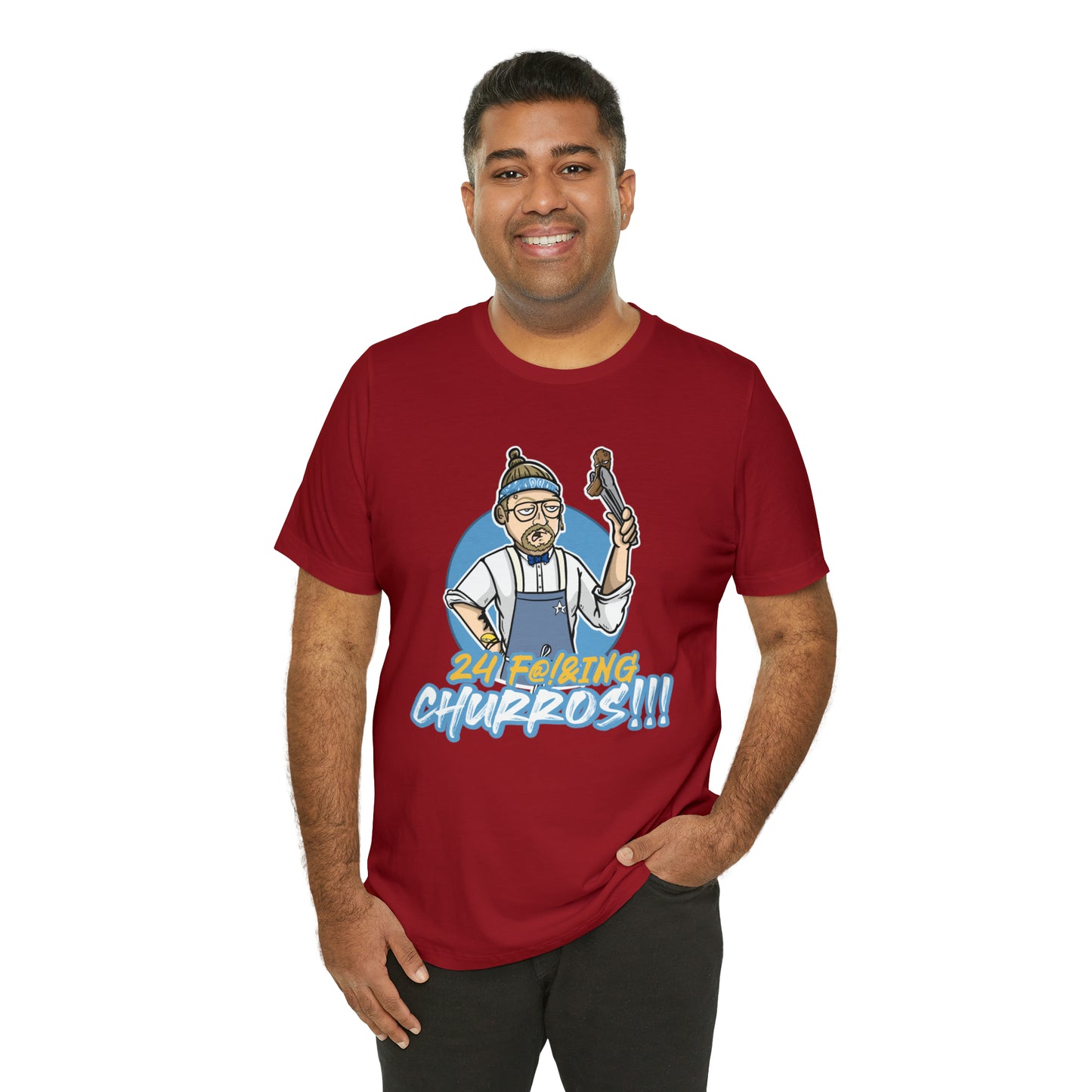 24 Churros Unisex Jersey Short Sleeve Tee