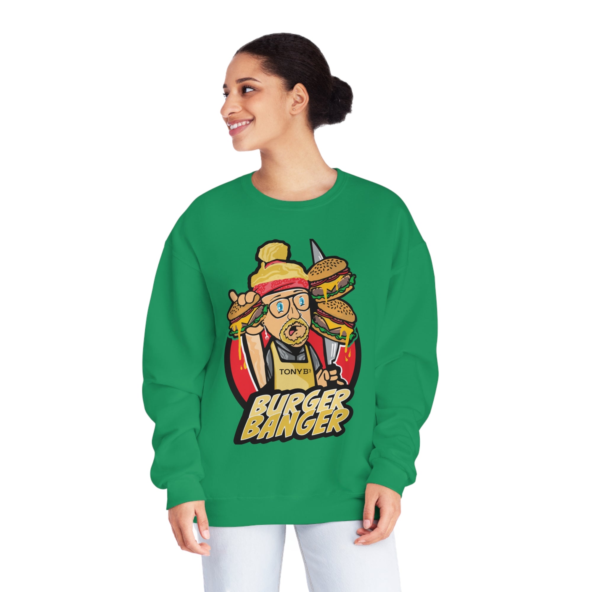 Burger Banger Unisex NuBlend® Crewneck Sweatshirt