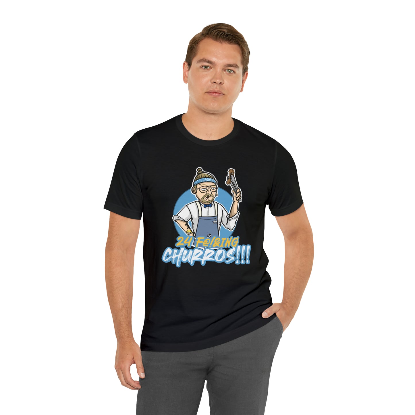 24 Churros Unisex Jersey Short Sleeve Tee