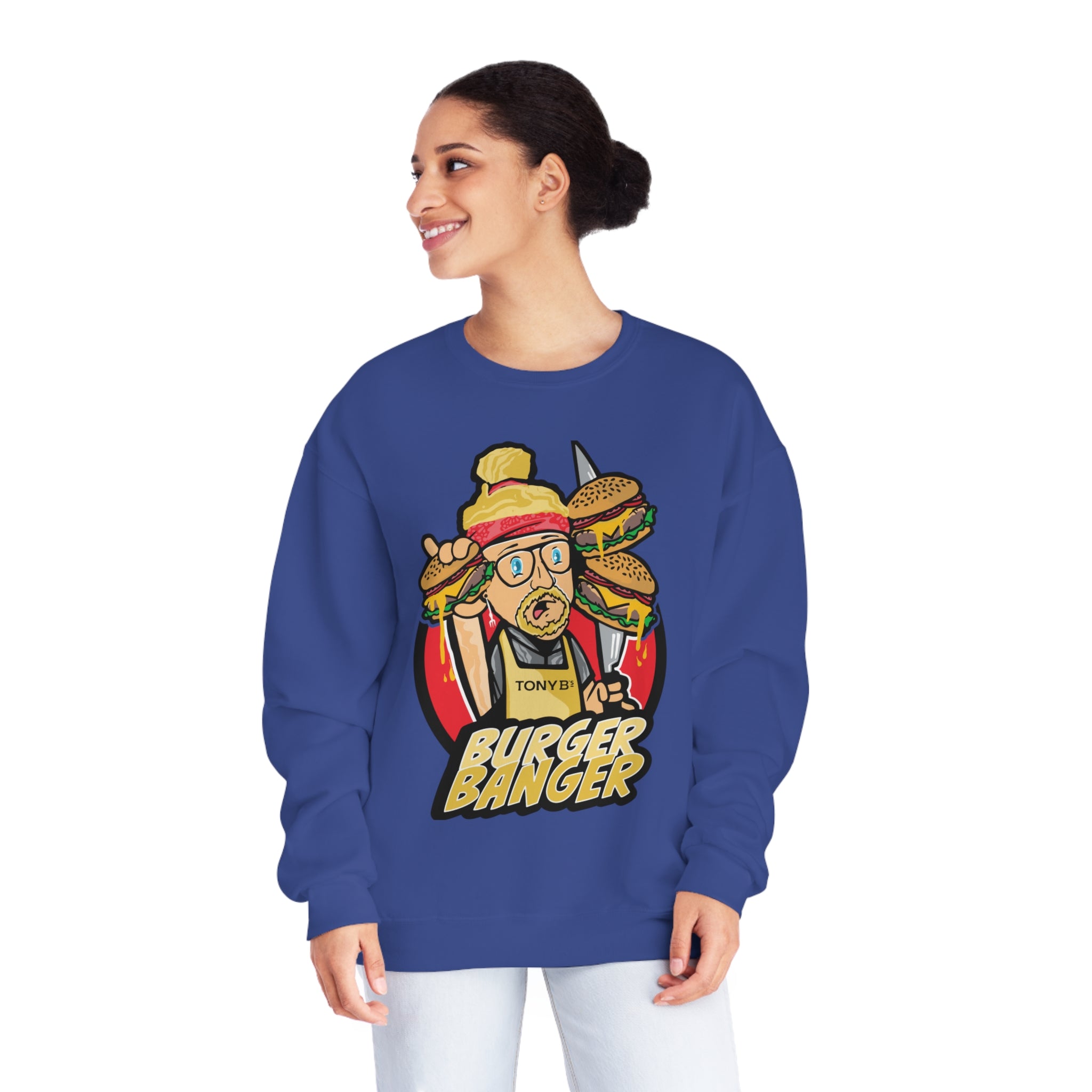 Burger Banger Unisex NuBlend® Crewneck Sweatshirt