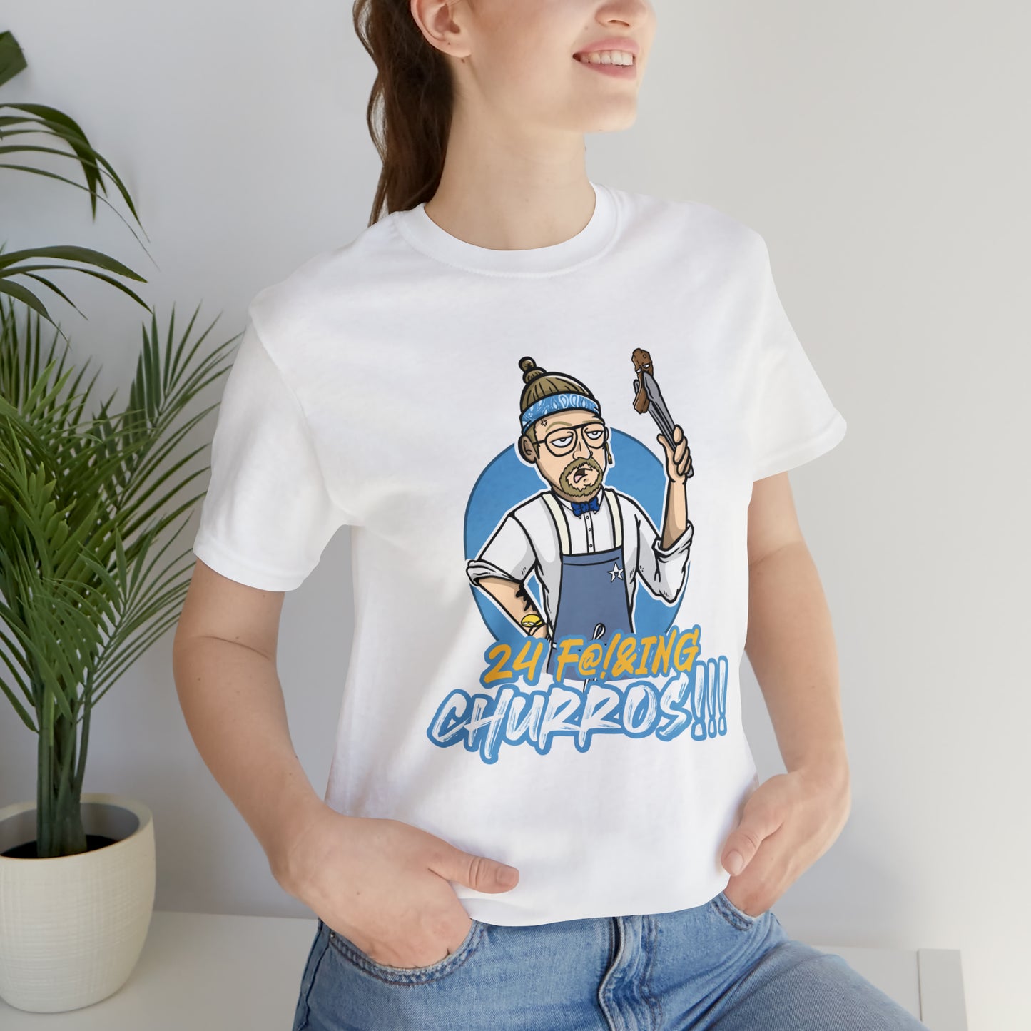 24 Churros Unisex Jersey Short Sleeve Tee
