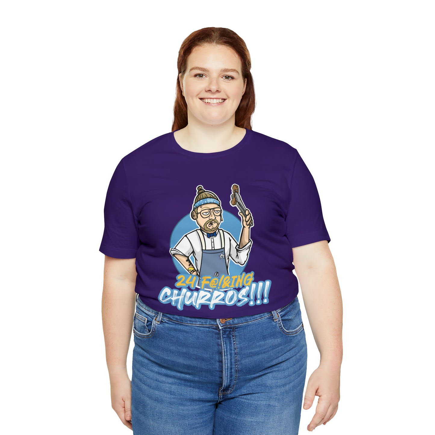 24 Churros Unisex Jersey Short Sleeve Tee