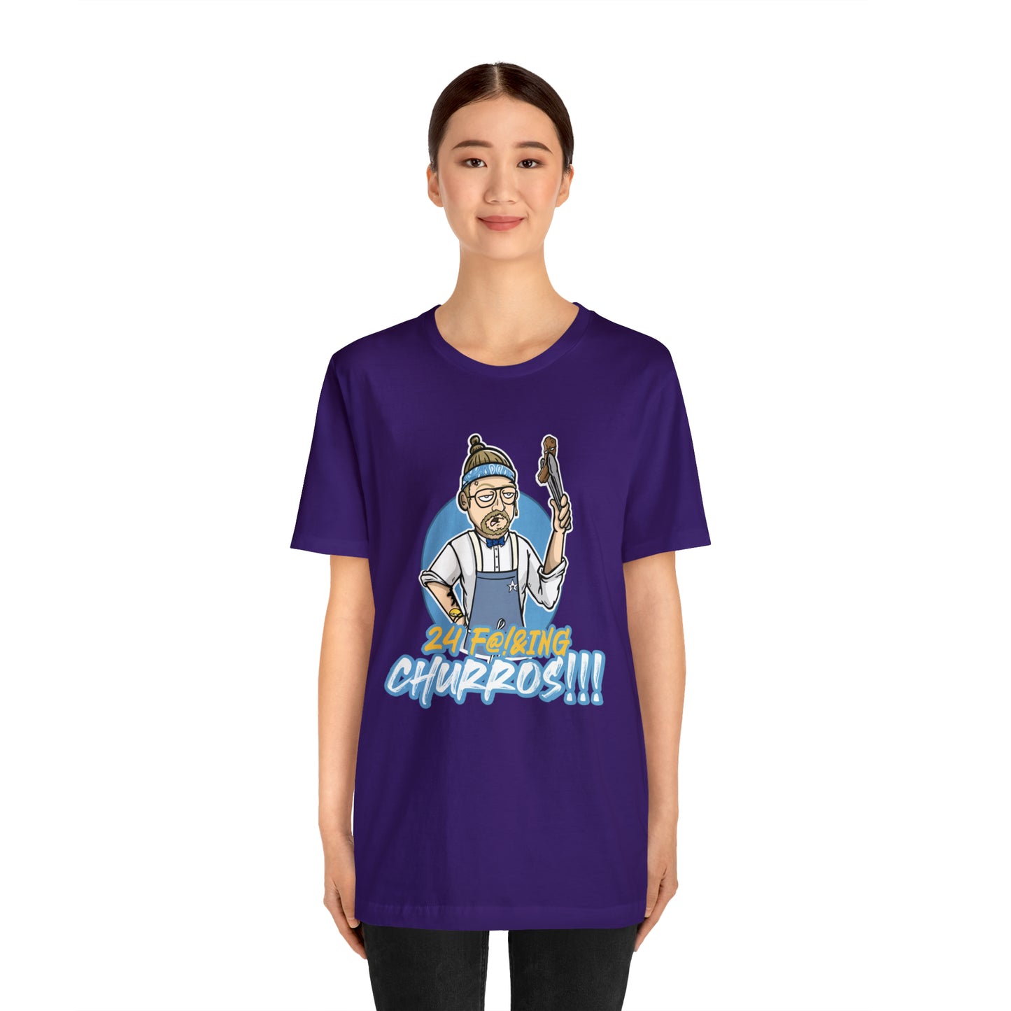 24 Churros Unisex Jersey Short Sleeve Tee