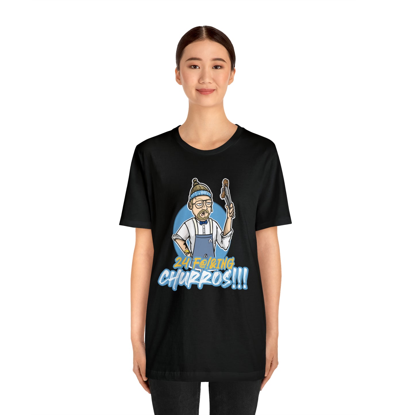 24 Churros Unisex Jersey Short Sleeve Tee