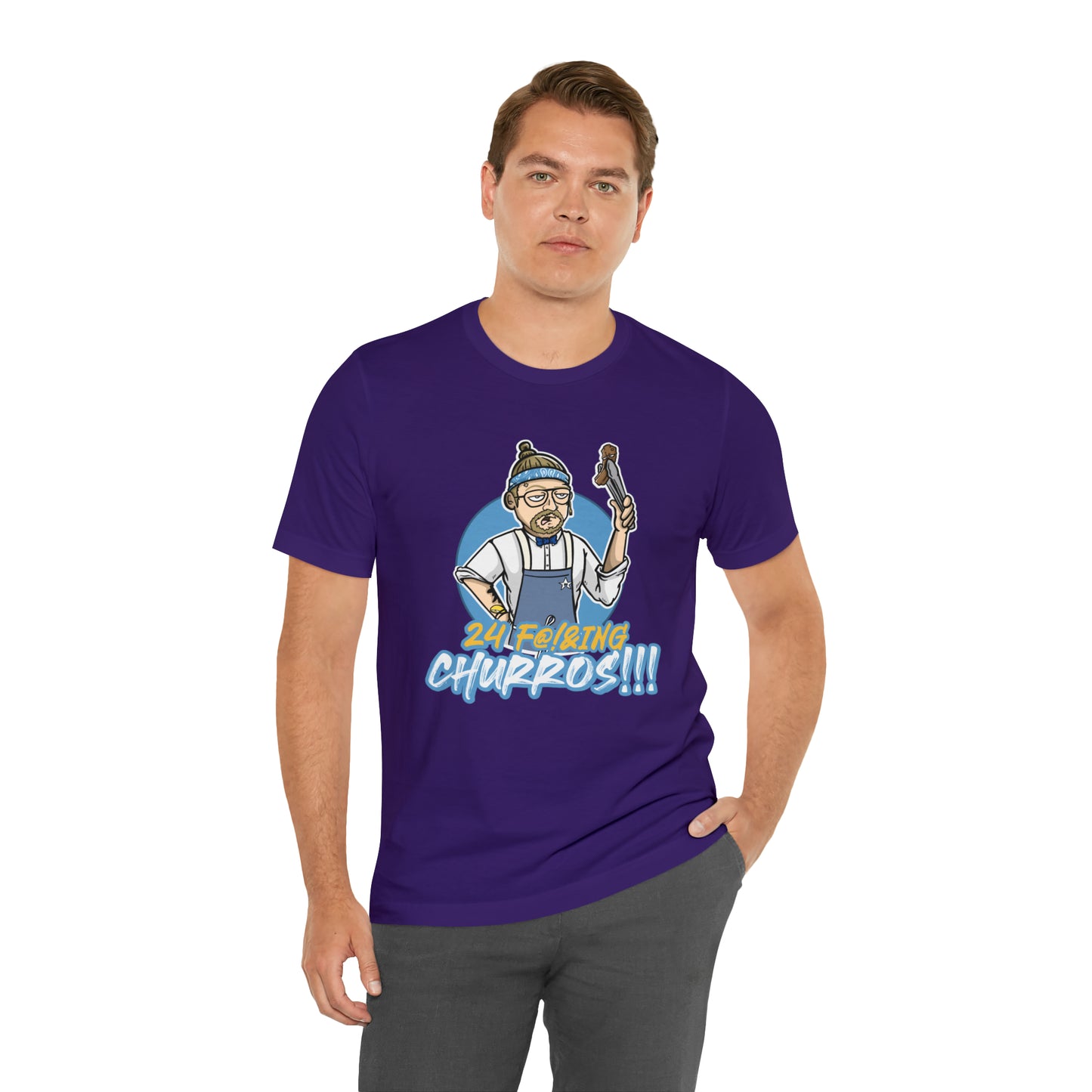 24 Churros Unisex Jersey Short Sleeve Tee