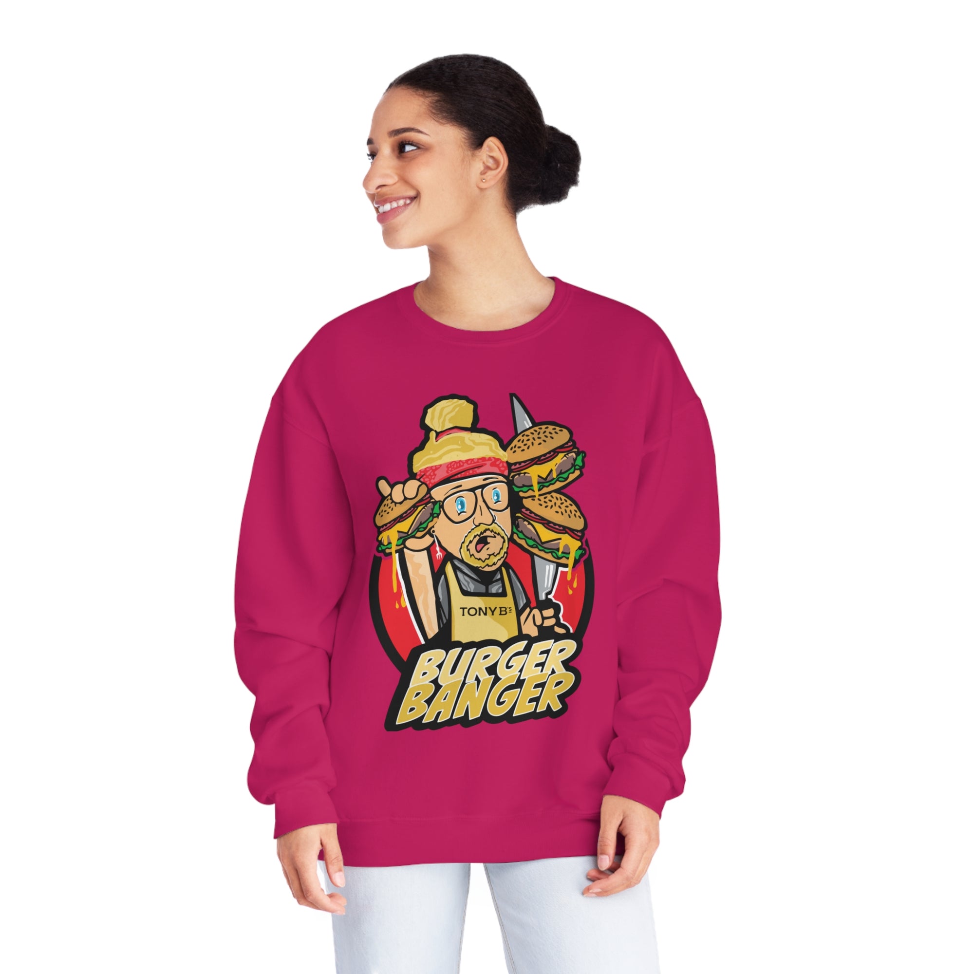 Burger Banger Unisex NuBlend® Crewneck Sweatshirt