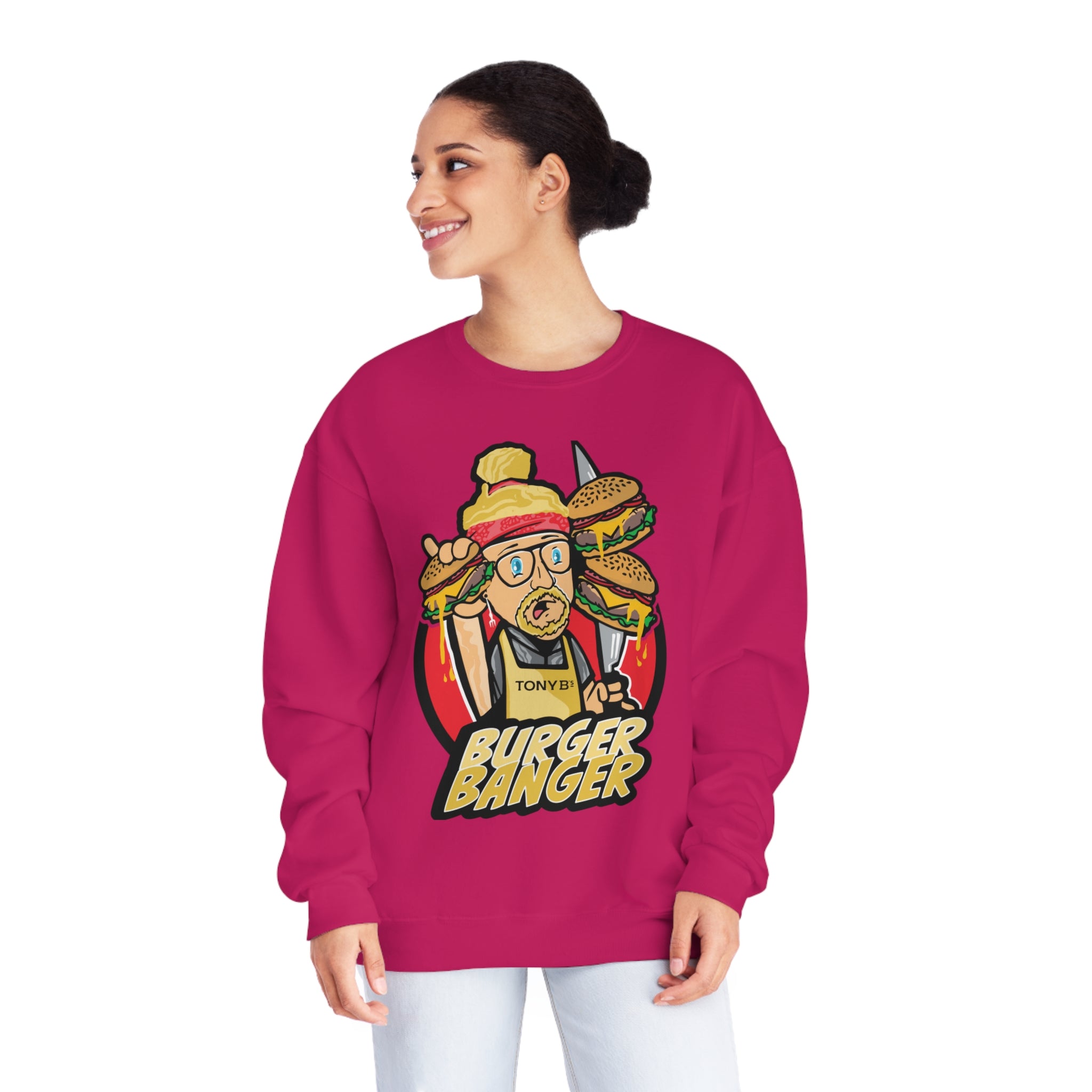 Burger Banger Unisex NuBlend® Crewneck Sweatshirt