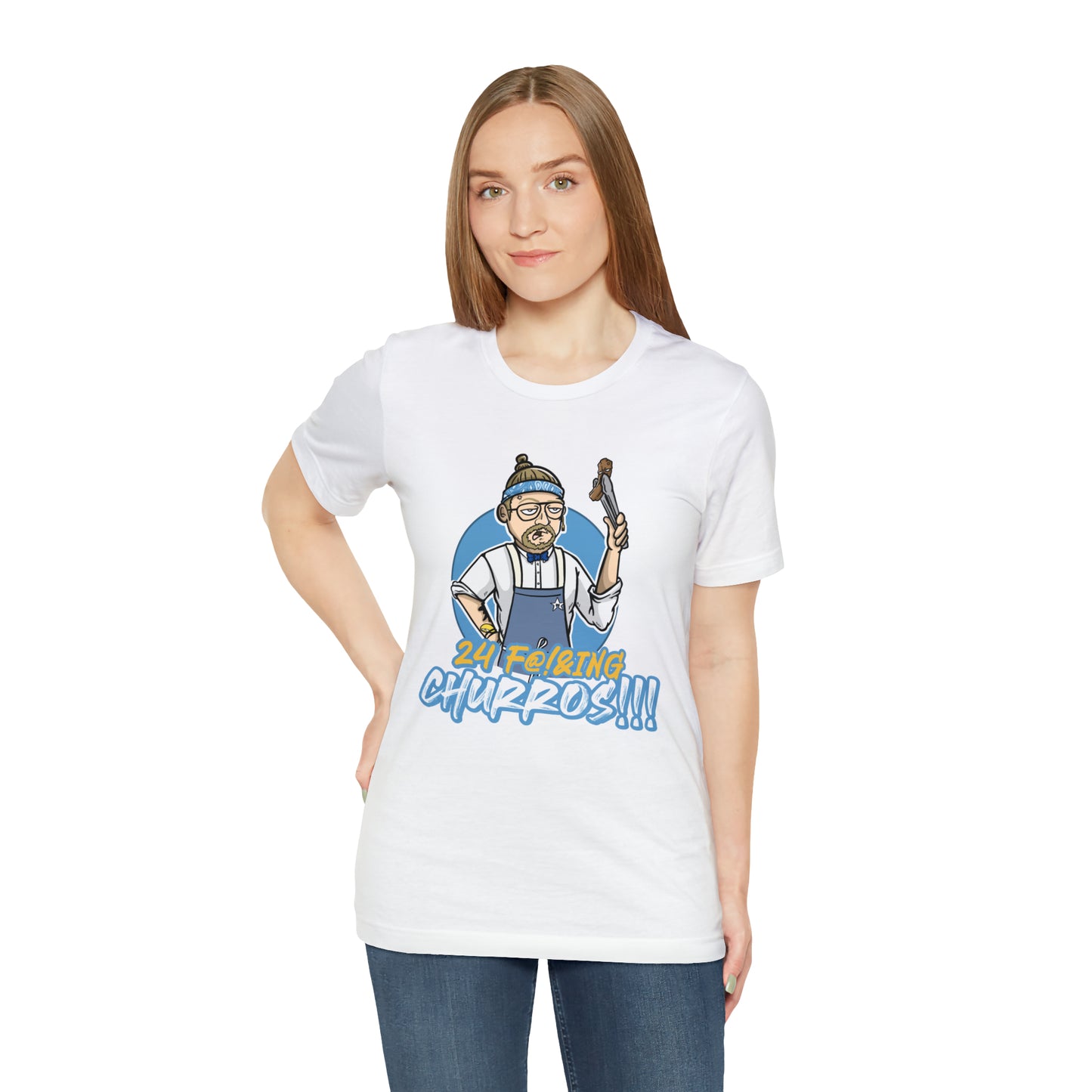 24 Churros Unisex Jersey Short Sleeve Tee