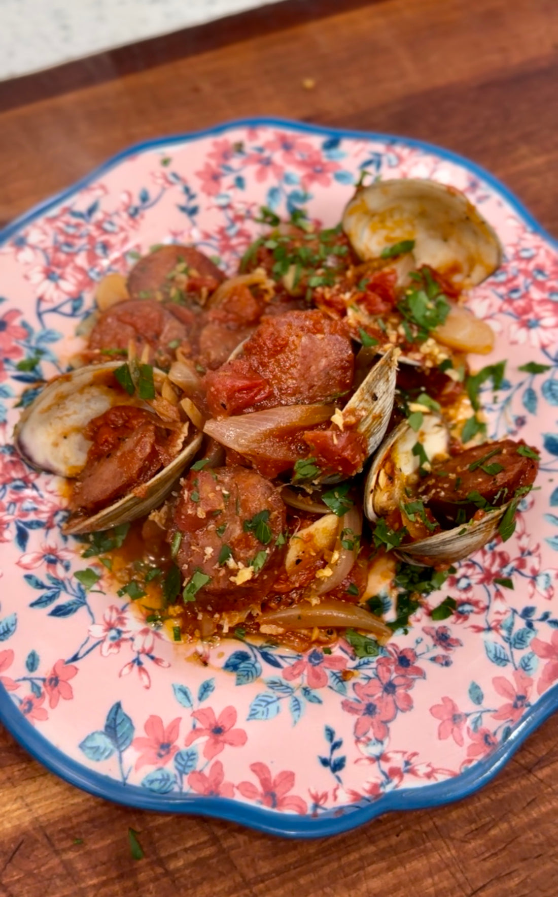 Portuguese Clams & Linguica