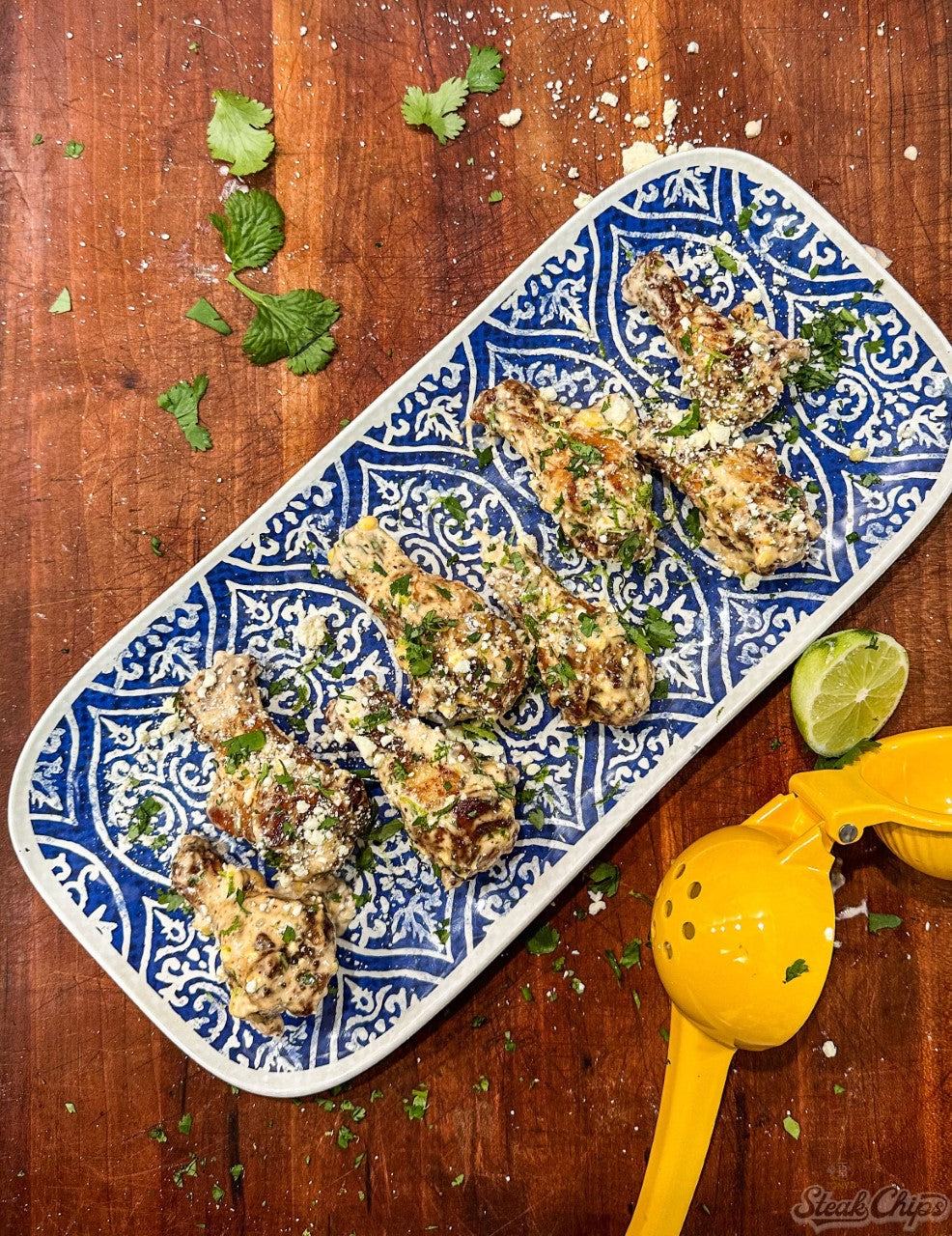 Elote Chicken Wings