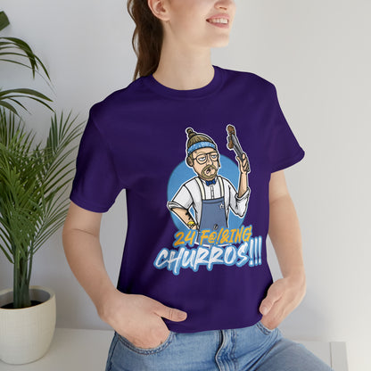 24 Churros Unisex Jersey Short Sleeve Tee