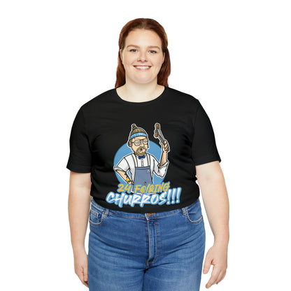 24 Churros Unisex Jersey Short Sleeve Tee