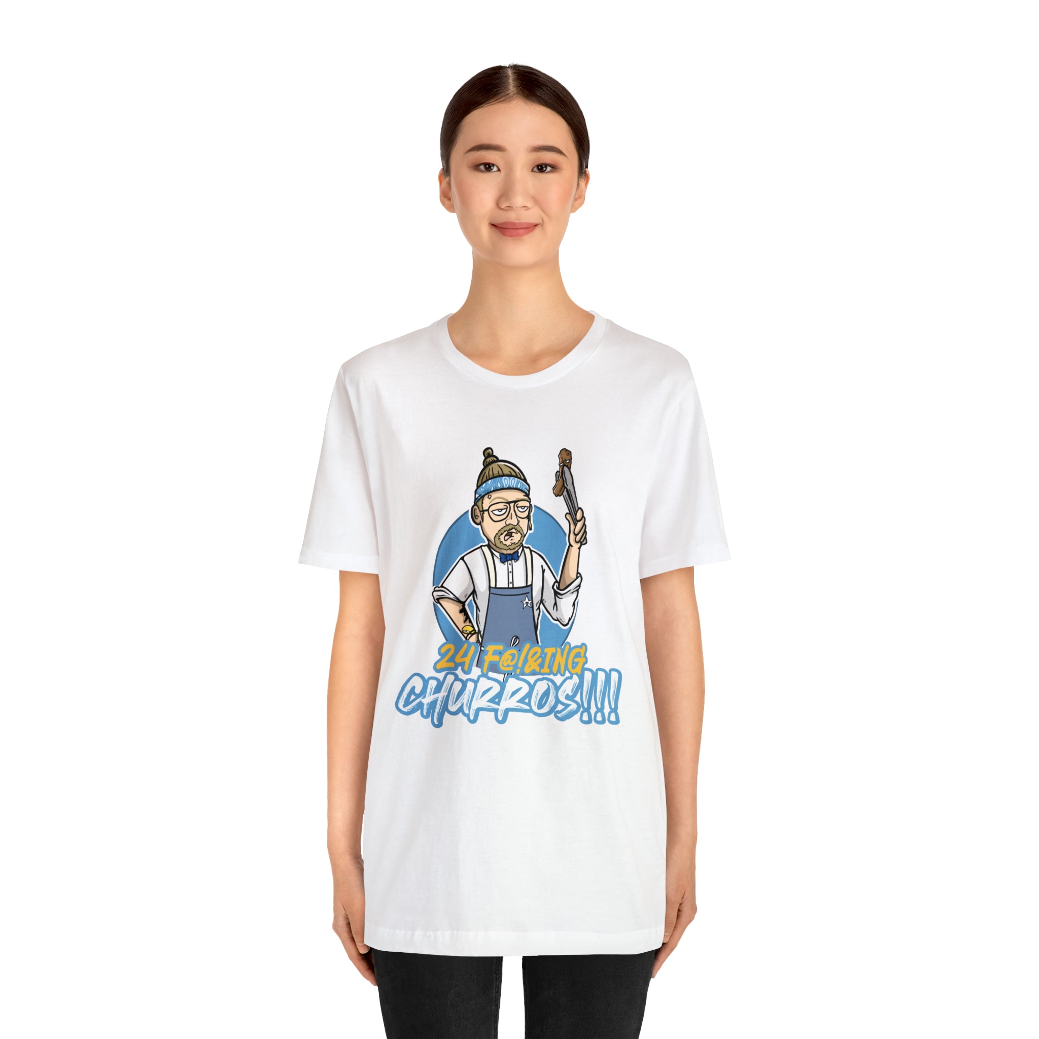 24 Churros Unisex Jersey Short Sleeve Tee