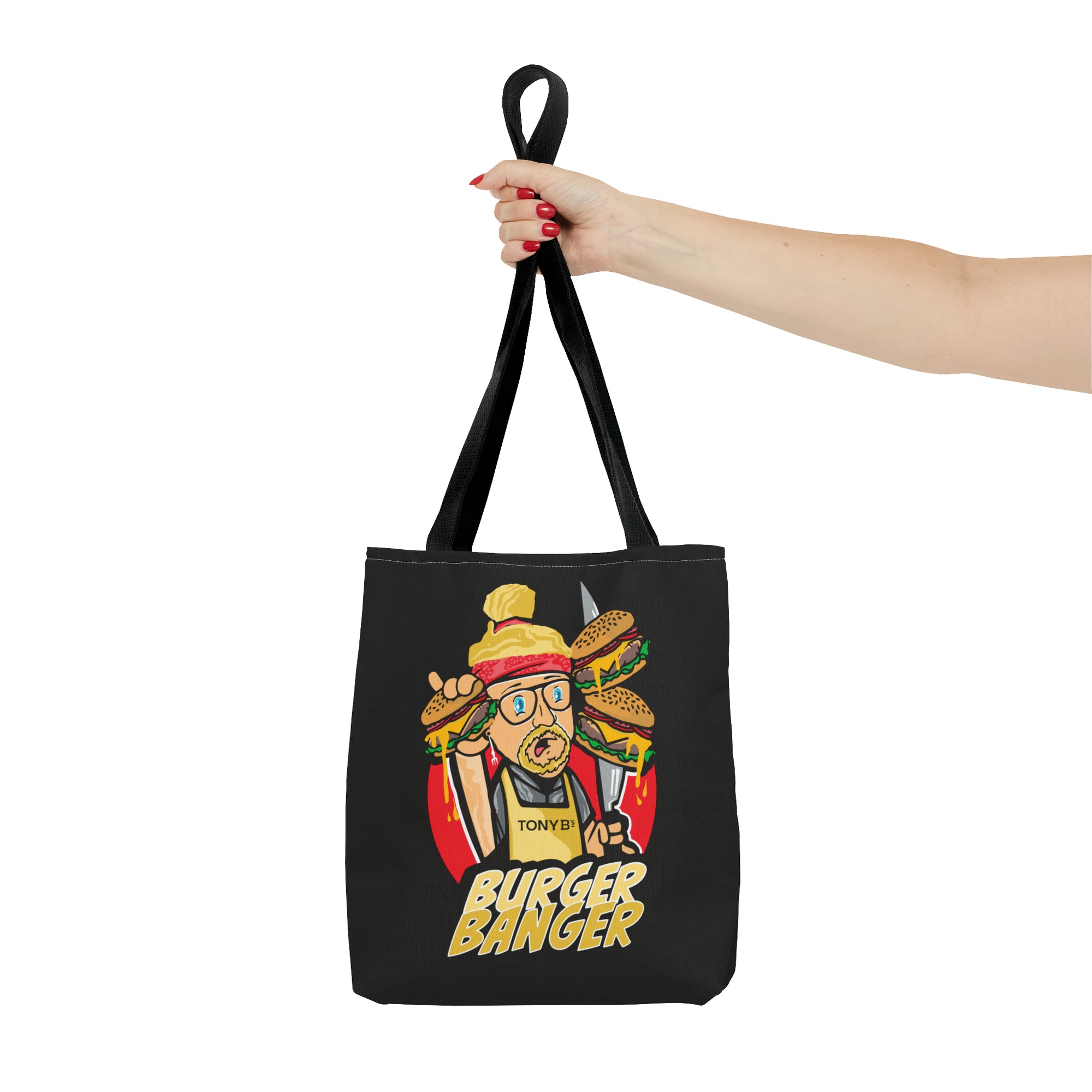 Burger Banger Tote Bag (AOP)