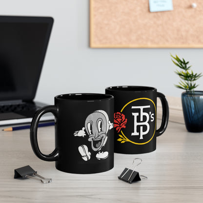 Mr Steak 11oz Black Mug