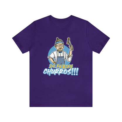 24 Churros Unisex Jersey Short Sleeve Tee