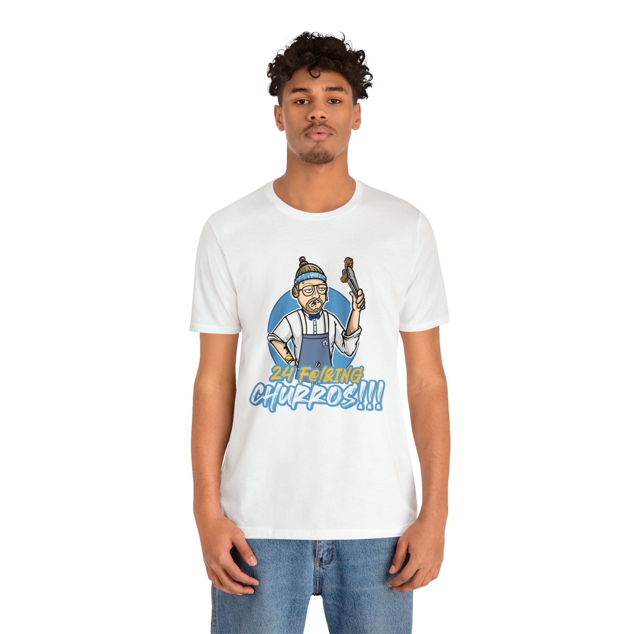 24 Churros Unisex Jersey Short Sleeve Tee