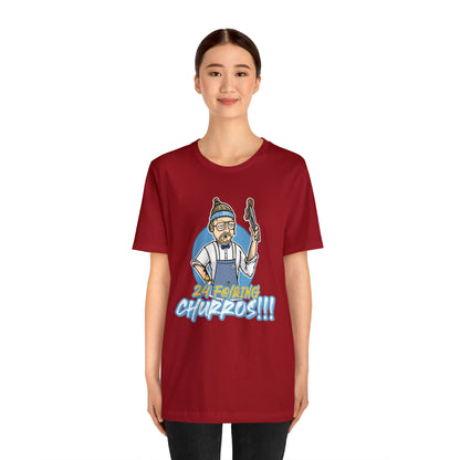 24 Churros Unisex Jersey Short Sleeve Tee