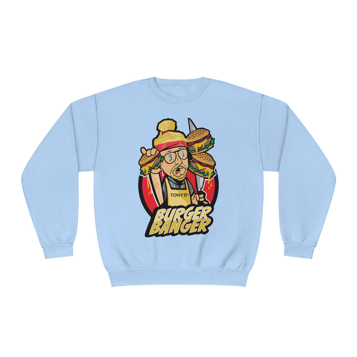 Burger Banger Unisex NuBlend® Crewneck Sweatshirt – Tony B