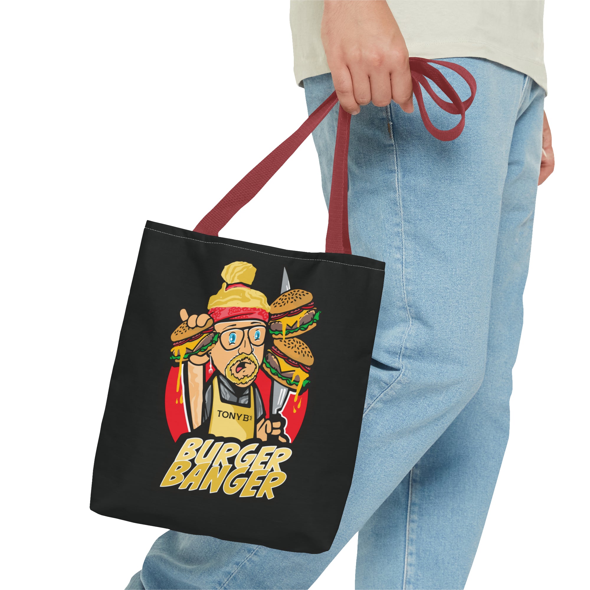 Burger Banger Tote Bag (AOP)