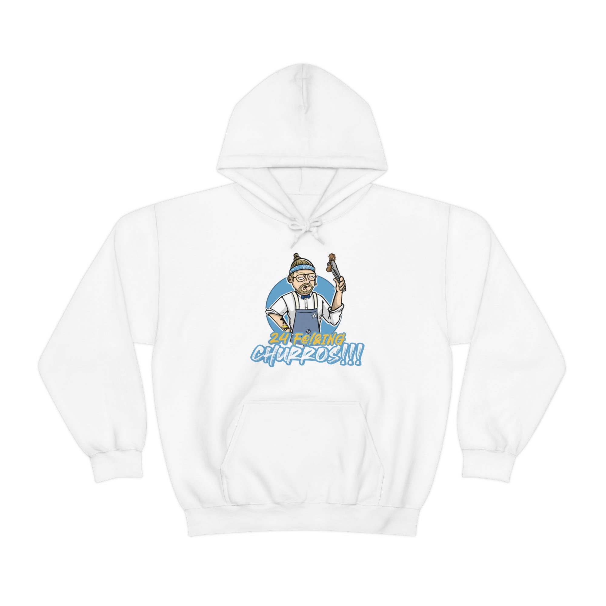 24 F!@&ING CHURROS Unisex Heavy Blend™ Hooded Sweatshirt