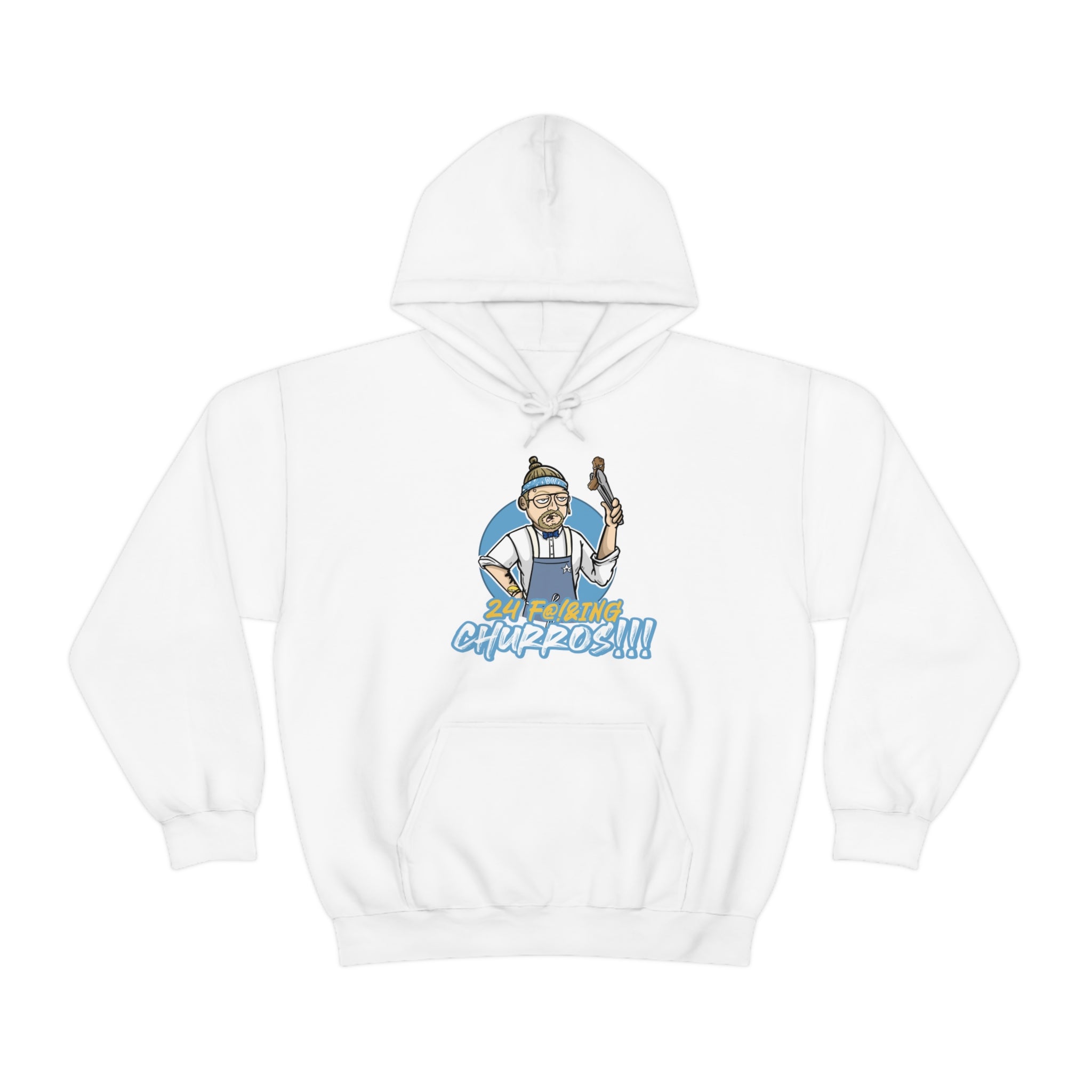 24 F!@&ING CHURROS Unisex Heavy Blend™ Hooded Sweatshirt