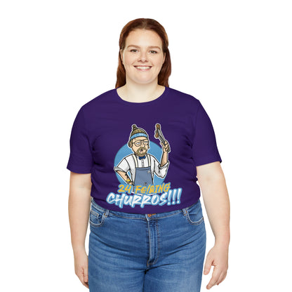 24 Churros Unisex Jersey Short Sleeve Tee